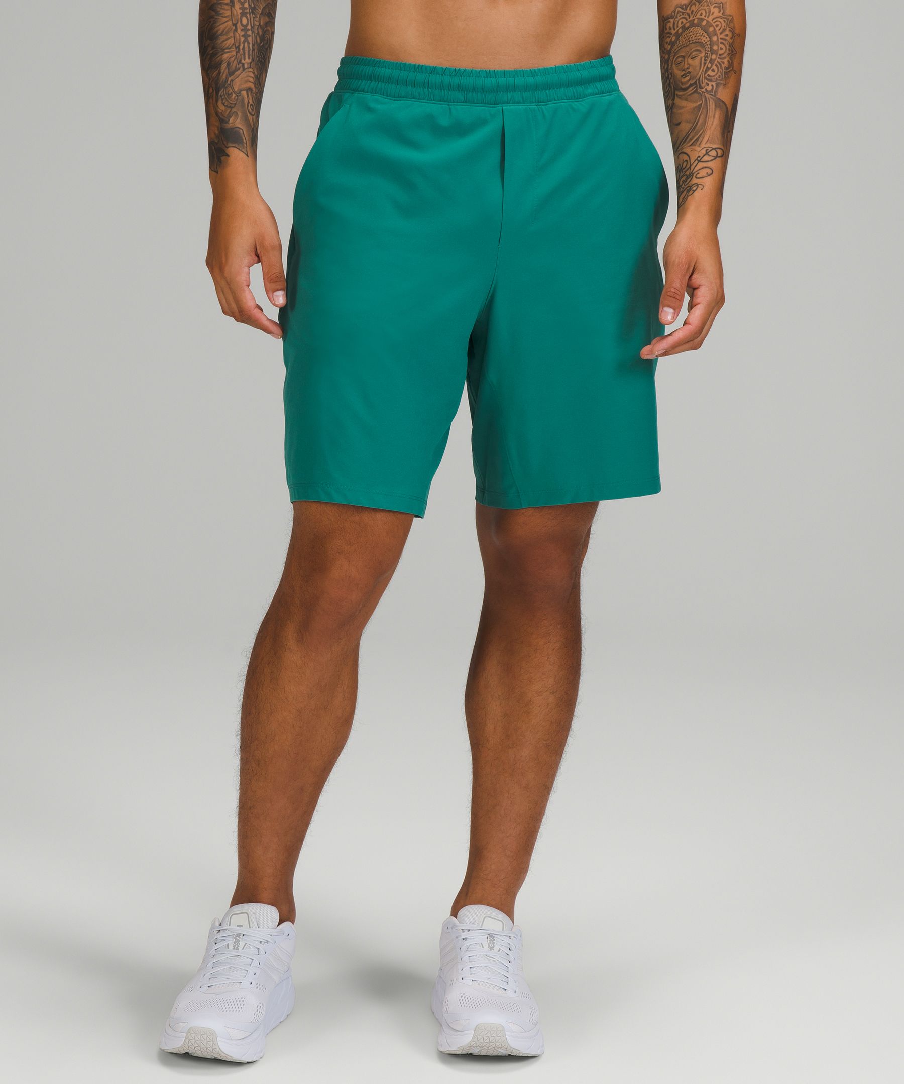 Lululemon Pace Breaker Lined Shorts 9" In Teal Lagoon