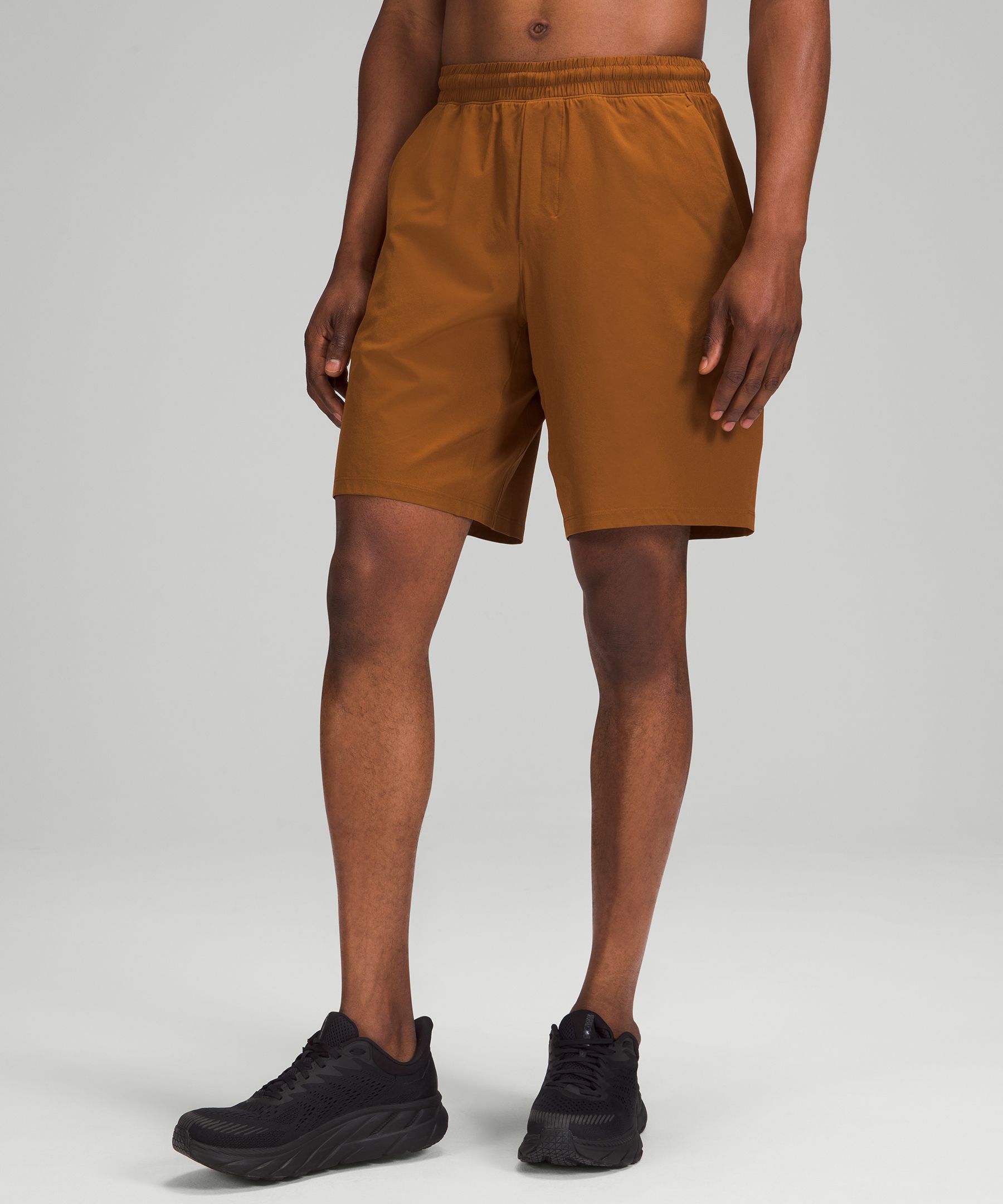 Lululemon Pace Breaker Lined Shorts 9" In Copper Brown