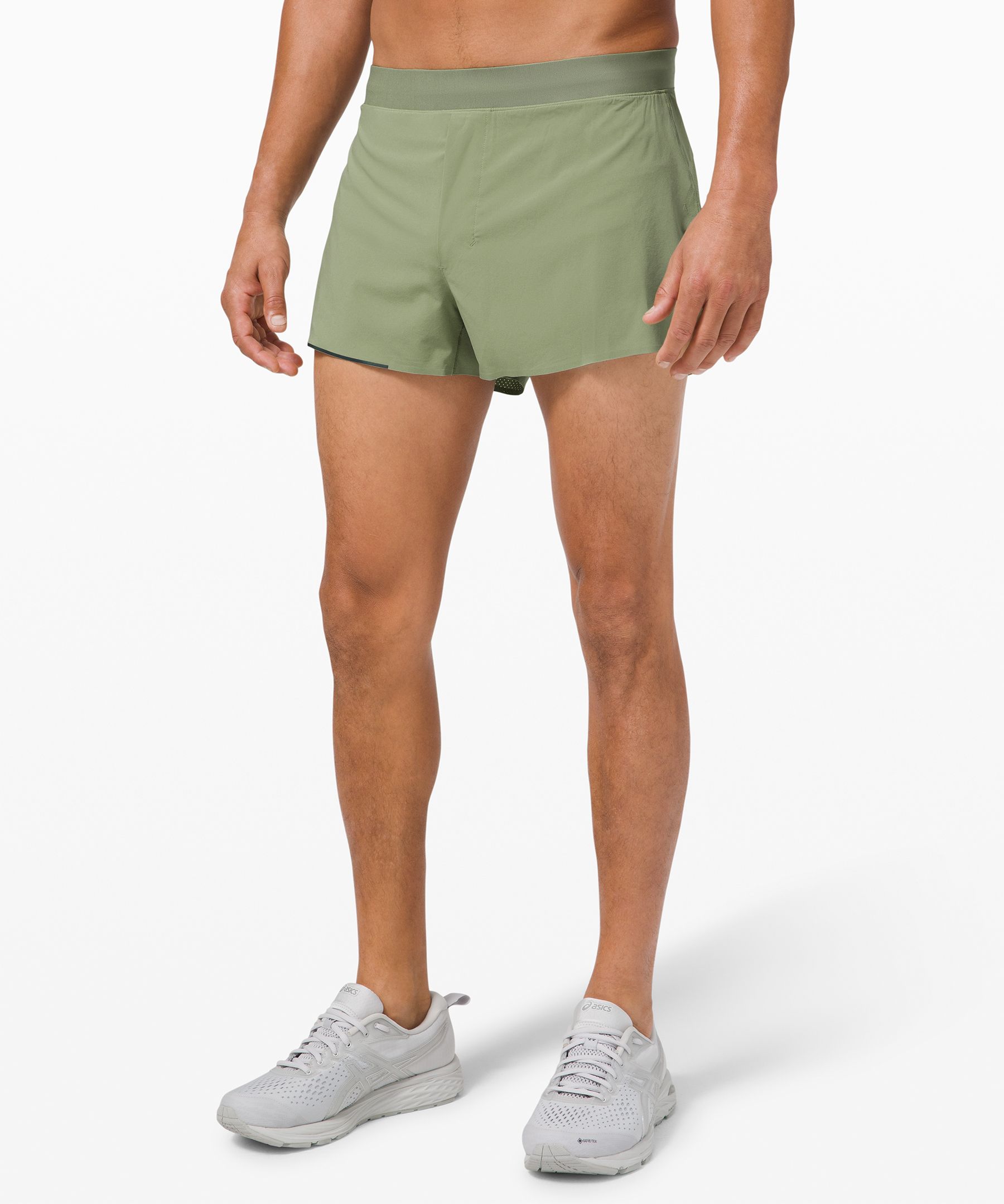 lululemon athletica Fast And Free Lined Shorts - 6 - Color Green