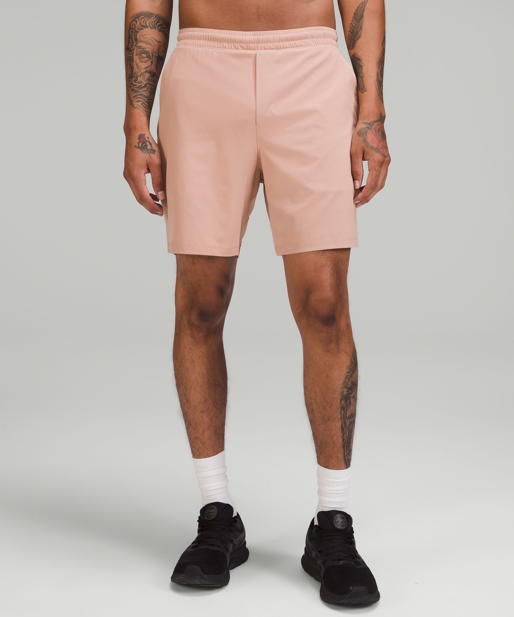 Lululemon Pace Breaker Lined Shorts 7" In Pink Clay