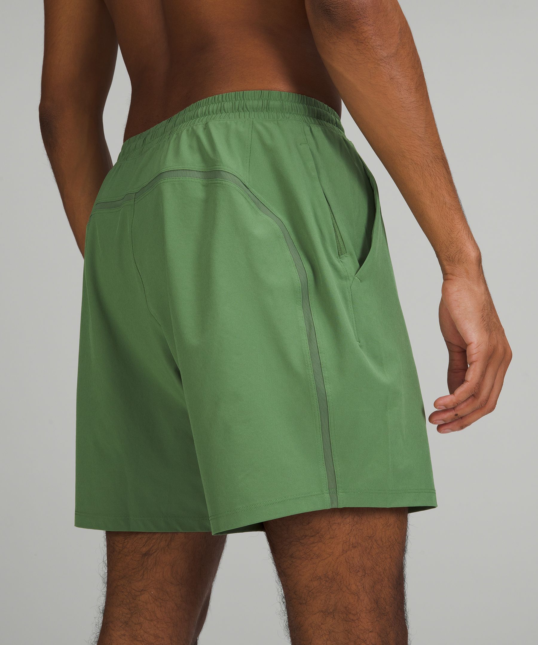 Lululemon Pace Breaker Short 7 *new Liner Fit In Willow Green