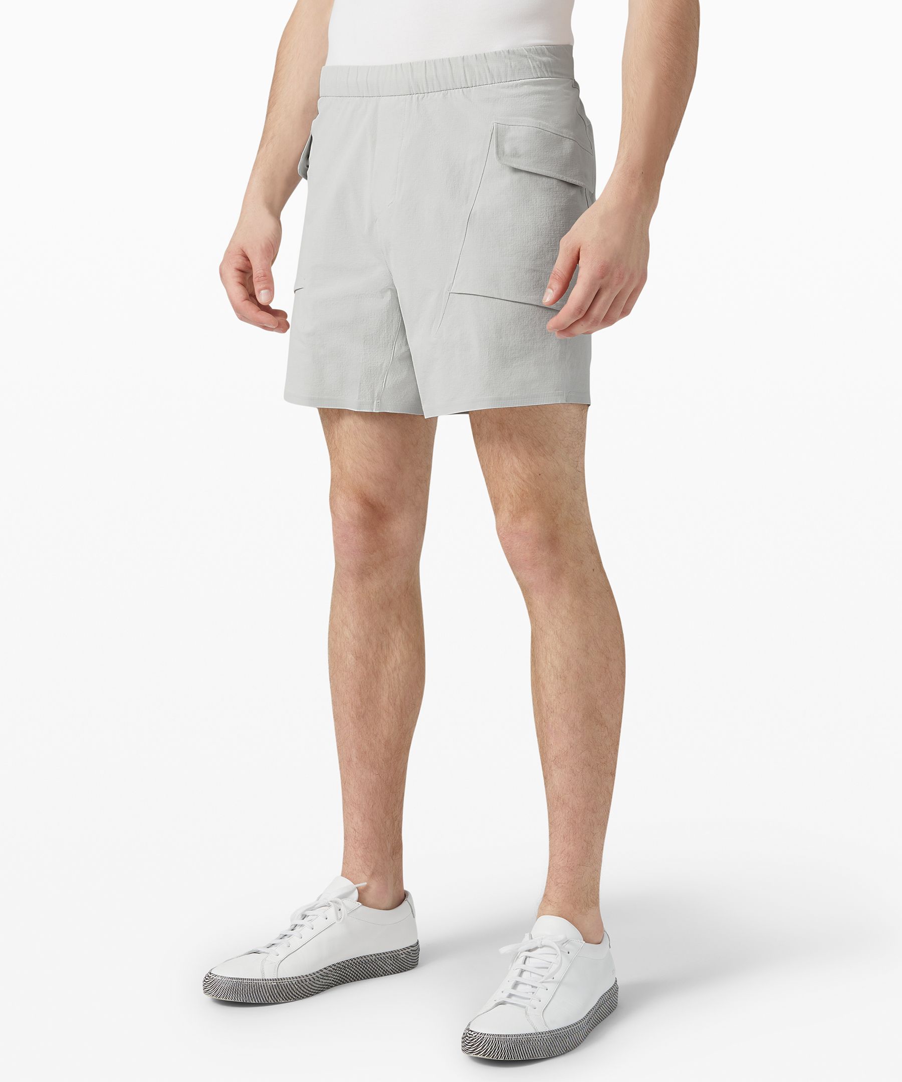 Lululemon Diffraction Cargo Short 6" In Grey