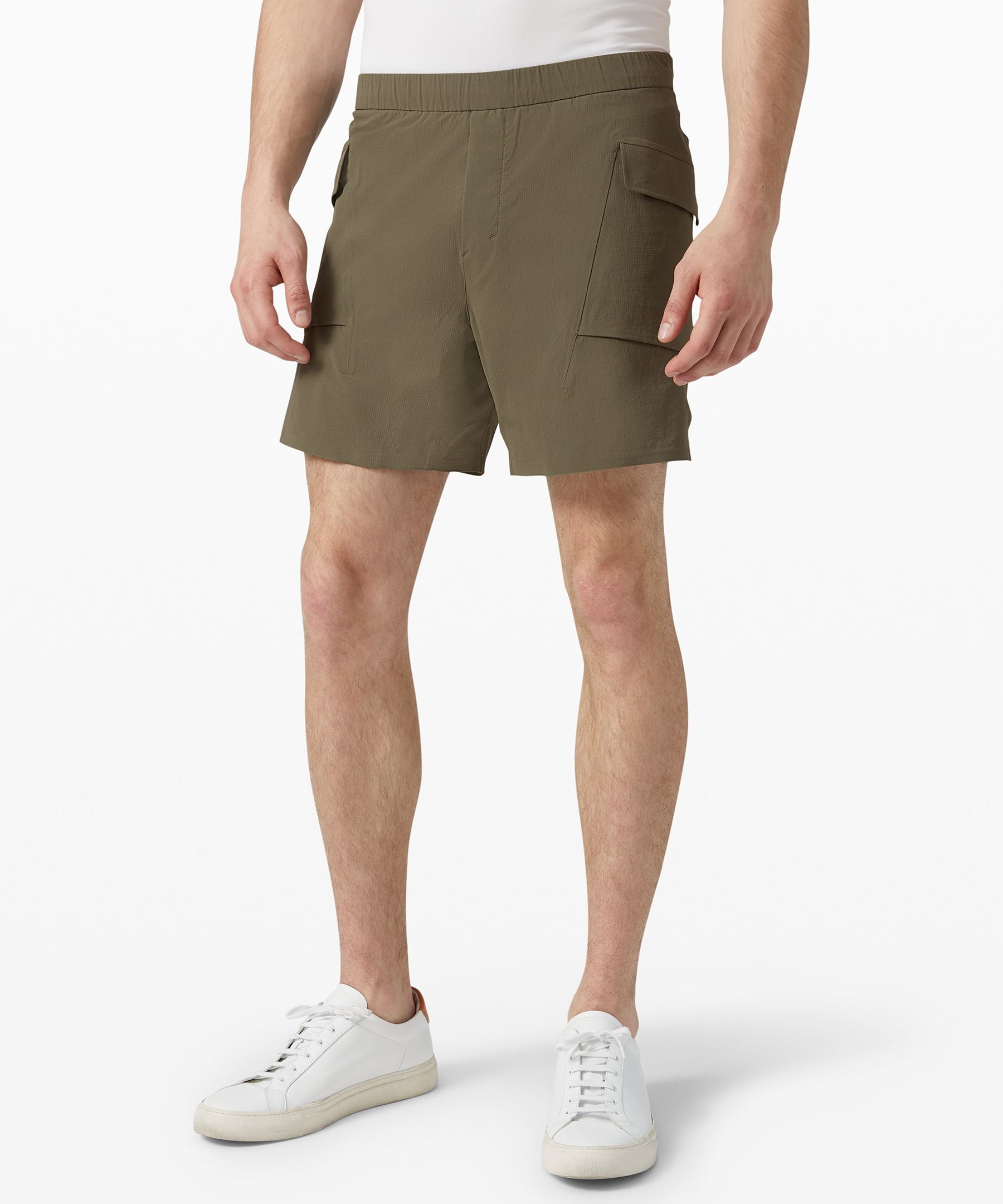 Lululemon Diffraction Cargo Short 6" In Green