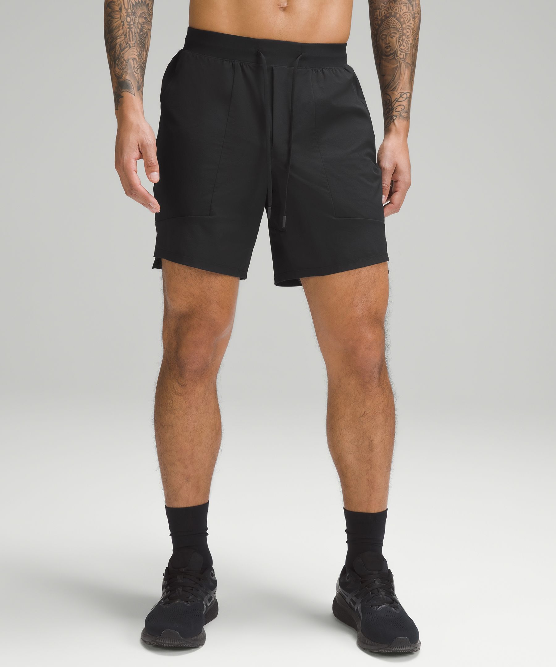 Lululemon License To Train Linerless Shorts 7" In Black