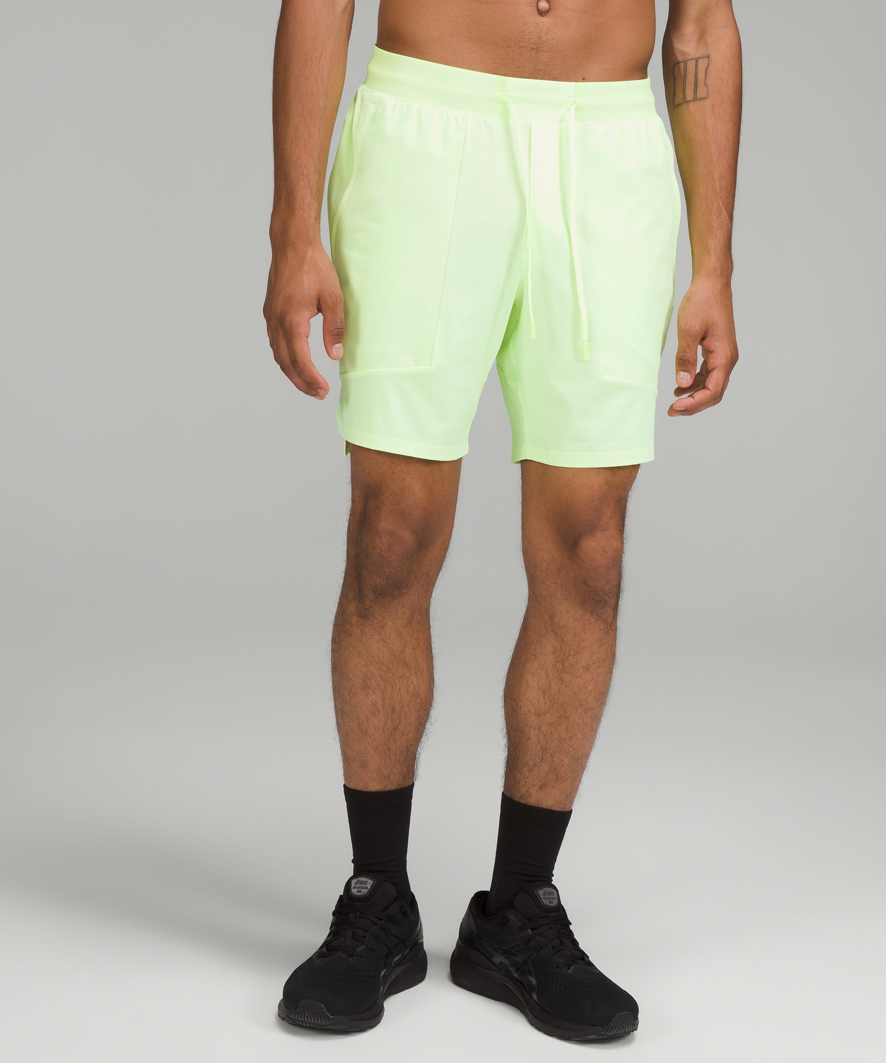 Neon green shorts on sale mens