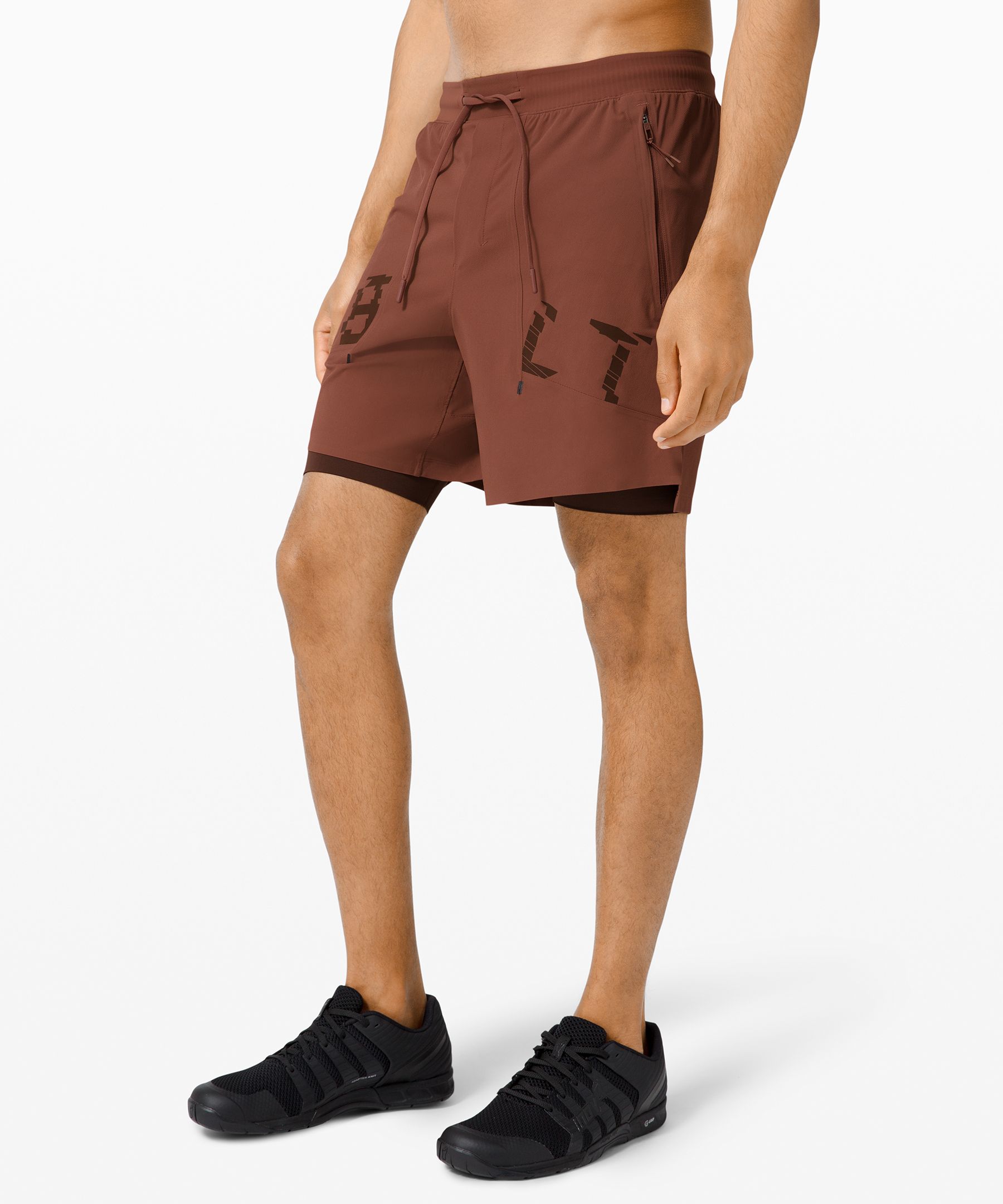 Lululemon - License To Train Slim-Fit Recycled Stretch-Piqué Drawstring  Shorts - Brown Lululemon