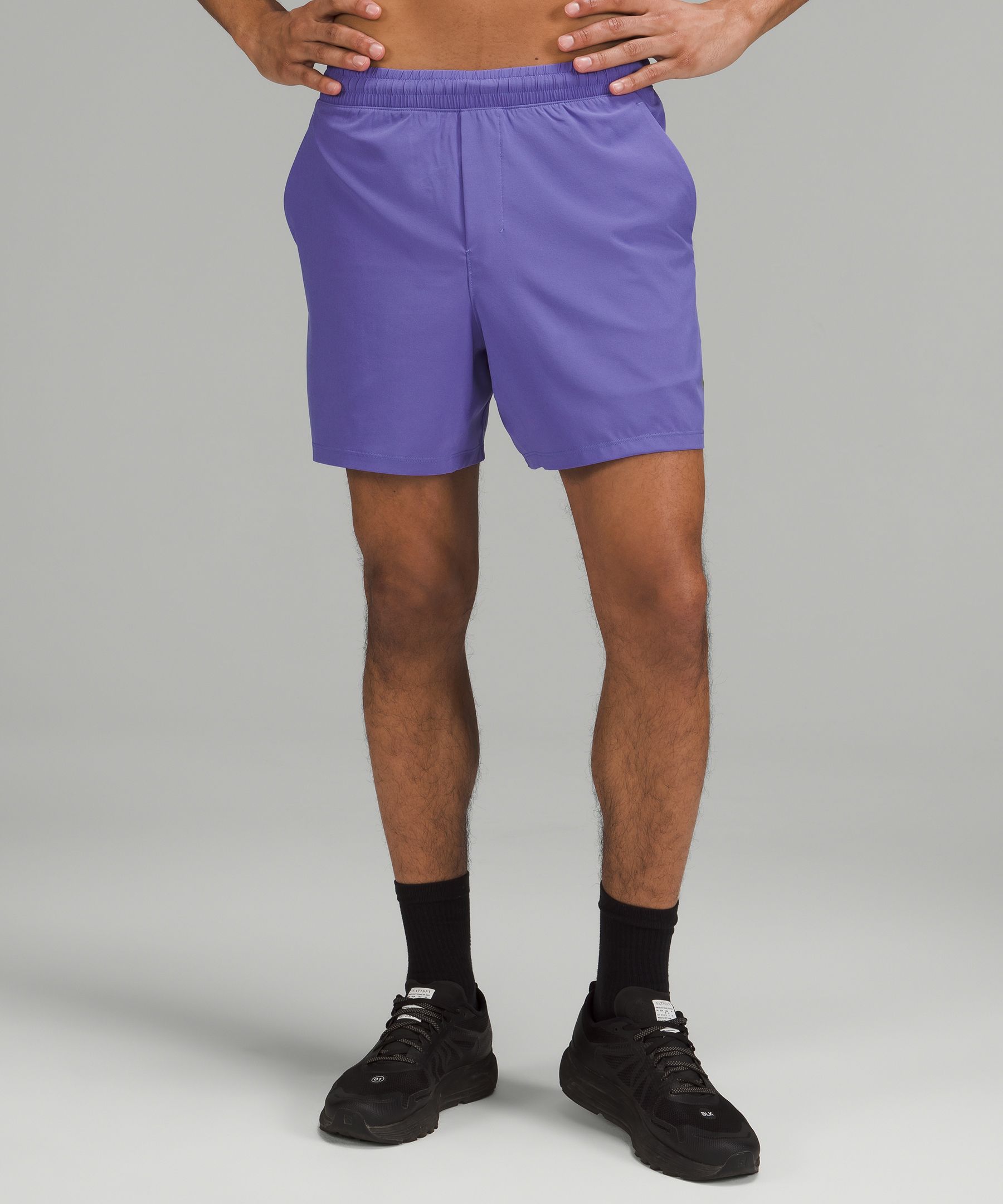 Lululemon Pace Breaker Linerless Shorts 5" In Charged Indigo