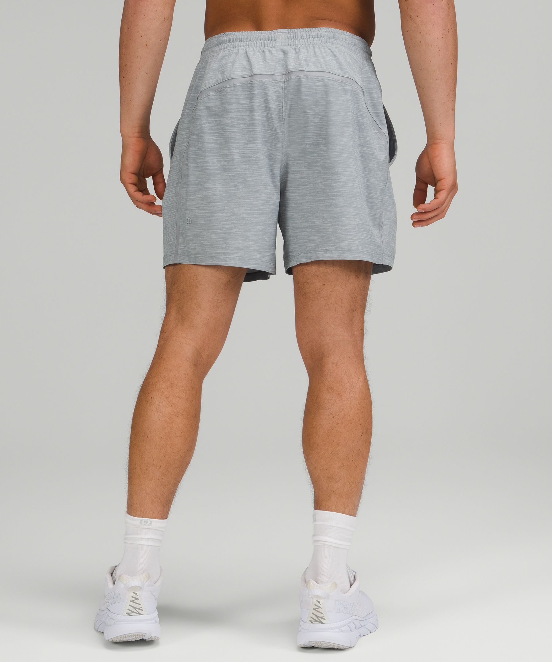LULULEMON Men's Pace Breaker Short (White (7 Lined), XL, x_l) at   Men's Clothing store