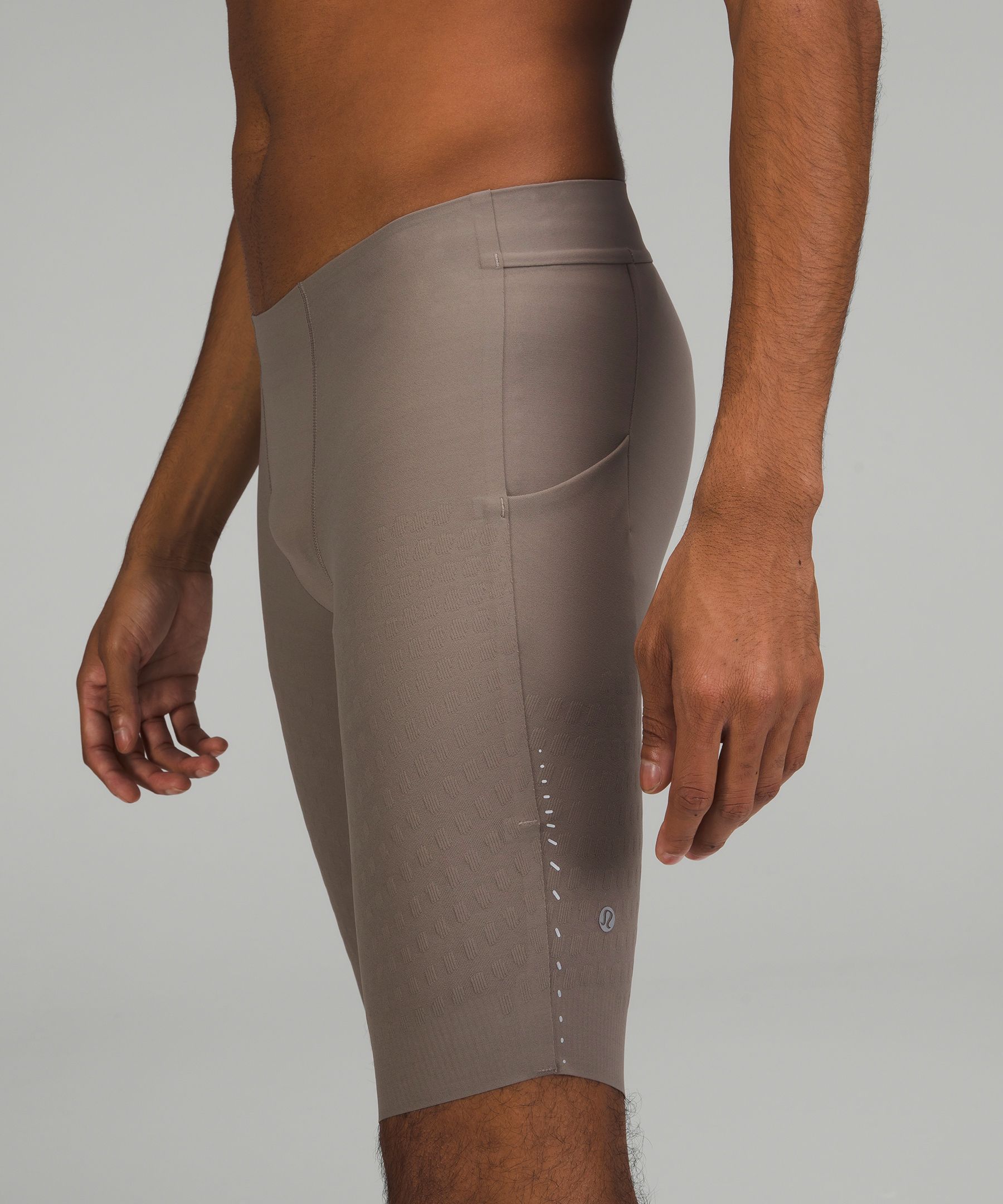 Lululemon SenseKnit Compression Running Short - Men's Medium ~ $128.00 Grey