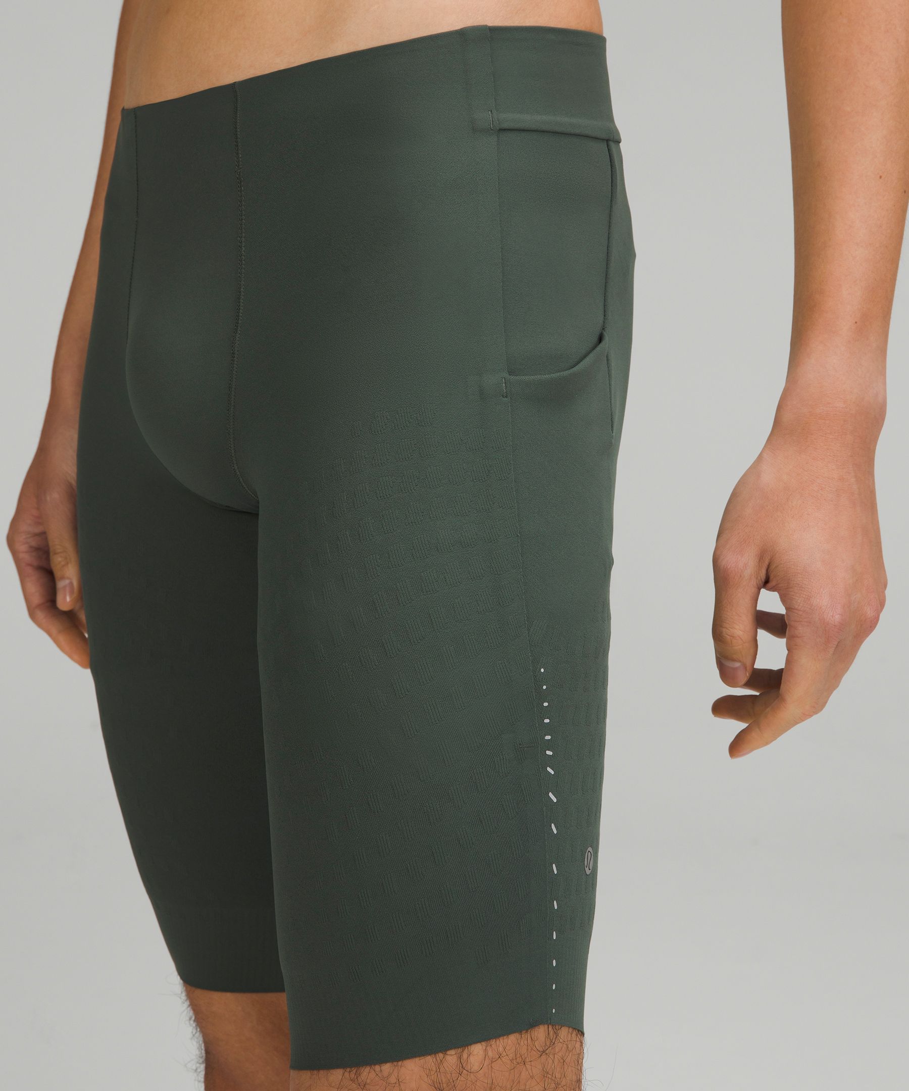 Lululemon SenseKnit Compression Running Short - Men's Medium ~ $128.00 Grey