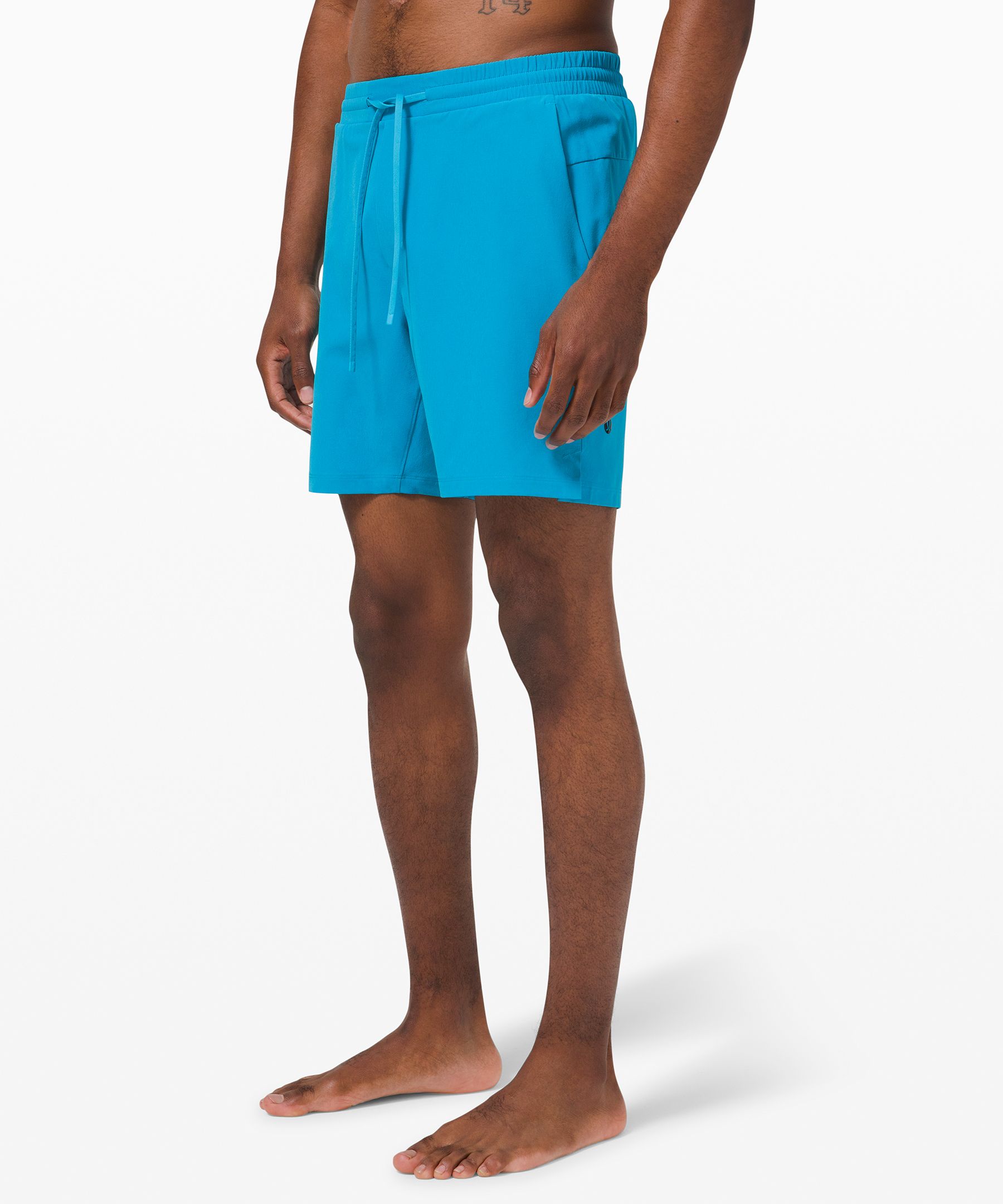 Lululemon Channel Cross Swim Shorts 7" In Turquoise Tide