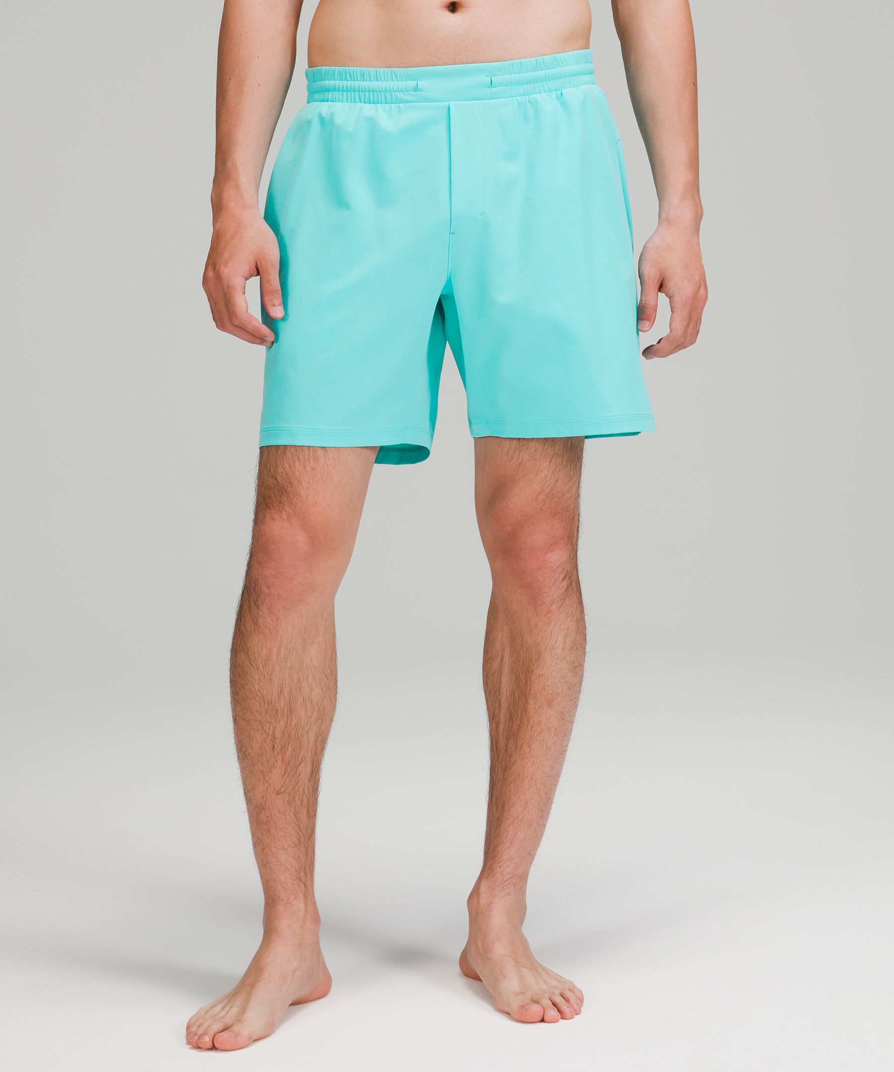 Lululemon Channel Cross Swim Short 7" In Electric Turquoise