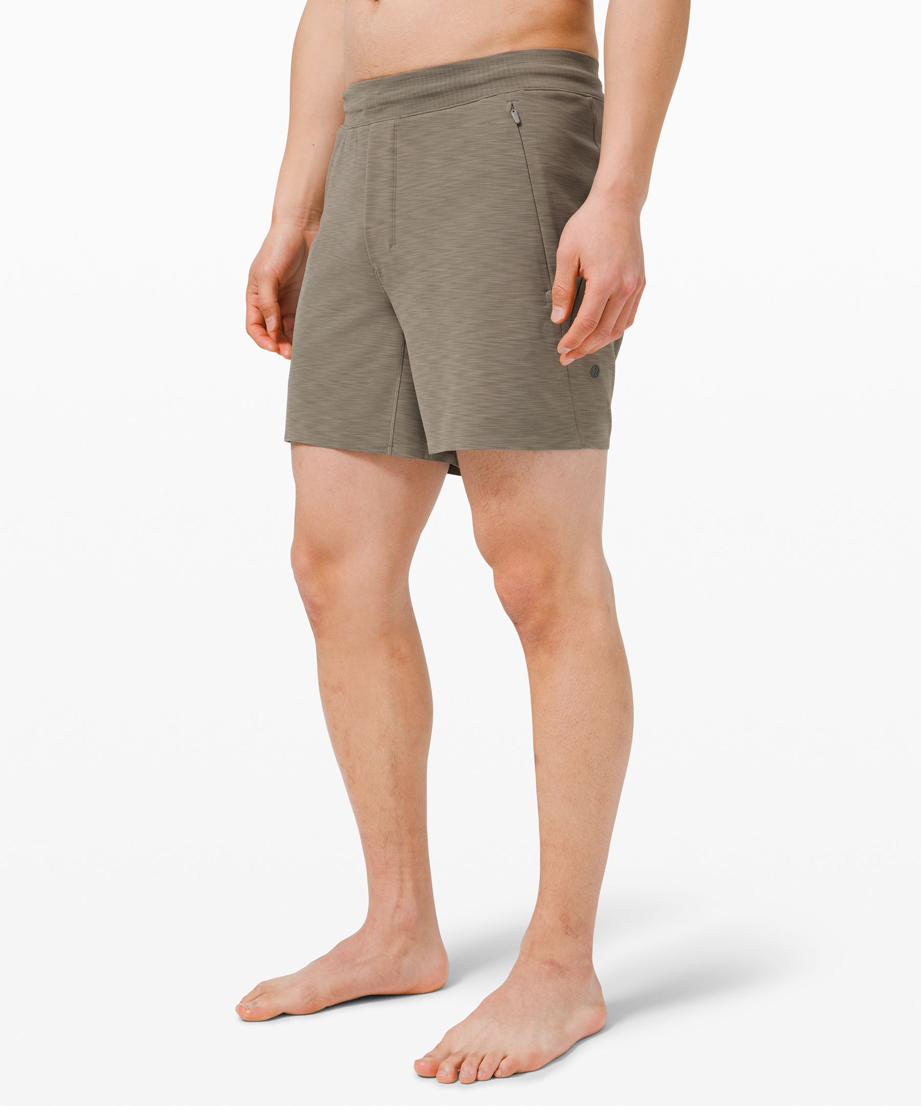 Lululemon Balancer Short 6" *everlux In Khaki