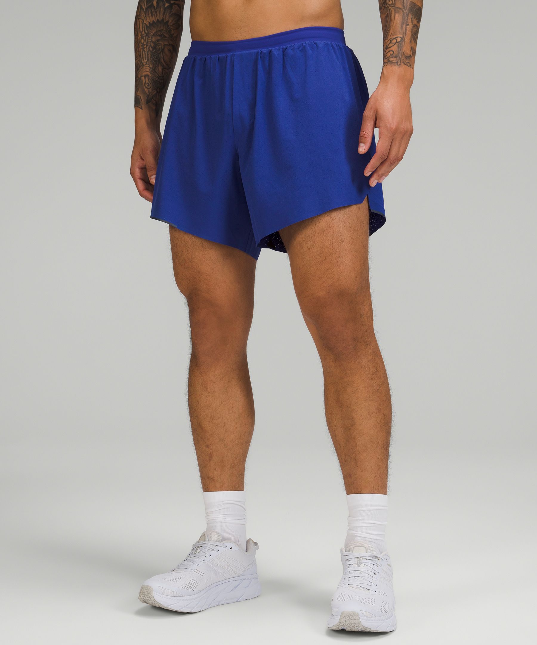 Split leg sales running shorts