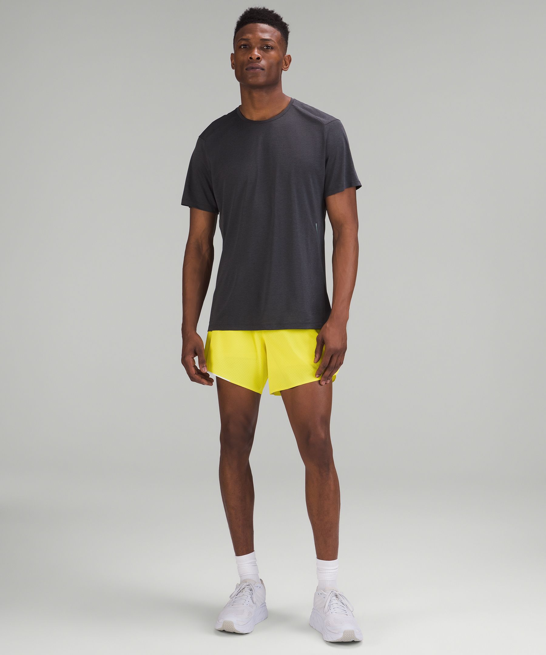 Yellow hot sale men's shorts