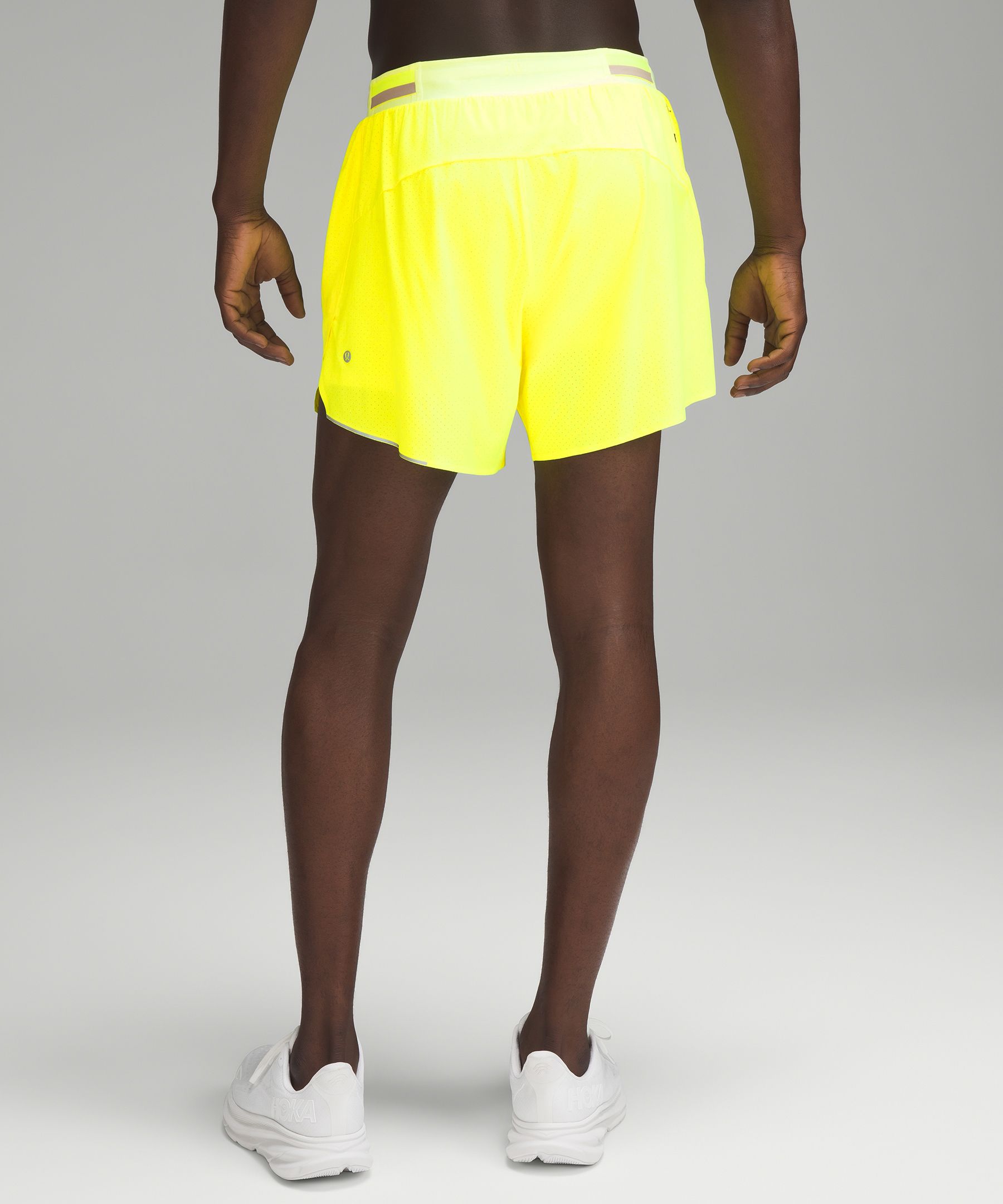 Shop Lululemon Fast And Free Lined Shorts 6" In Highlight Yellow