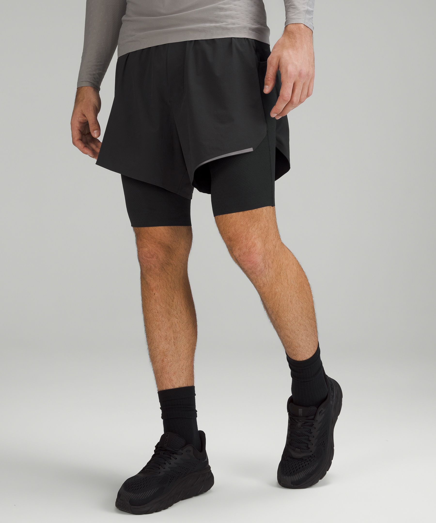 Lululemon Senseknit Composite Running Shorts