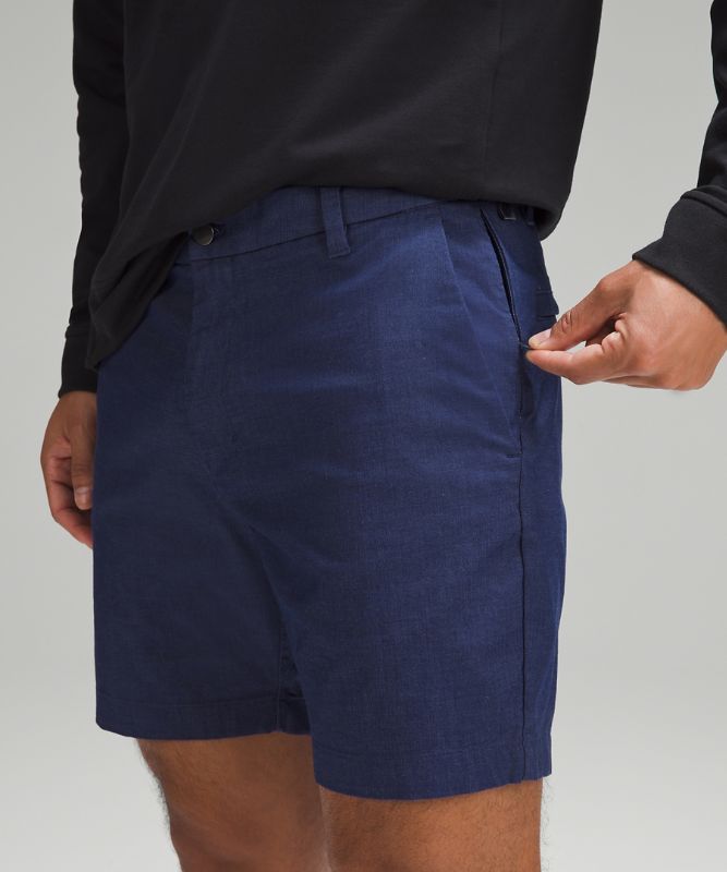Pantalones cortos de corte clásico Comission, 18 cm *Tejido Oxford