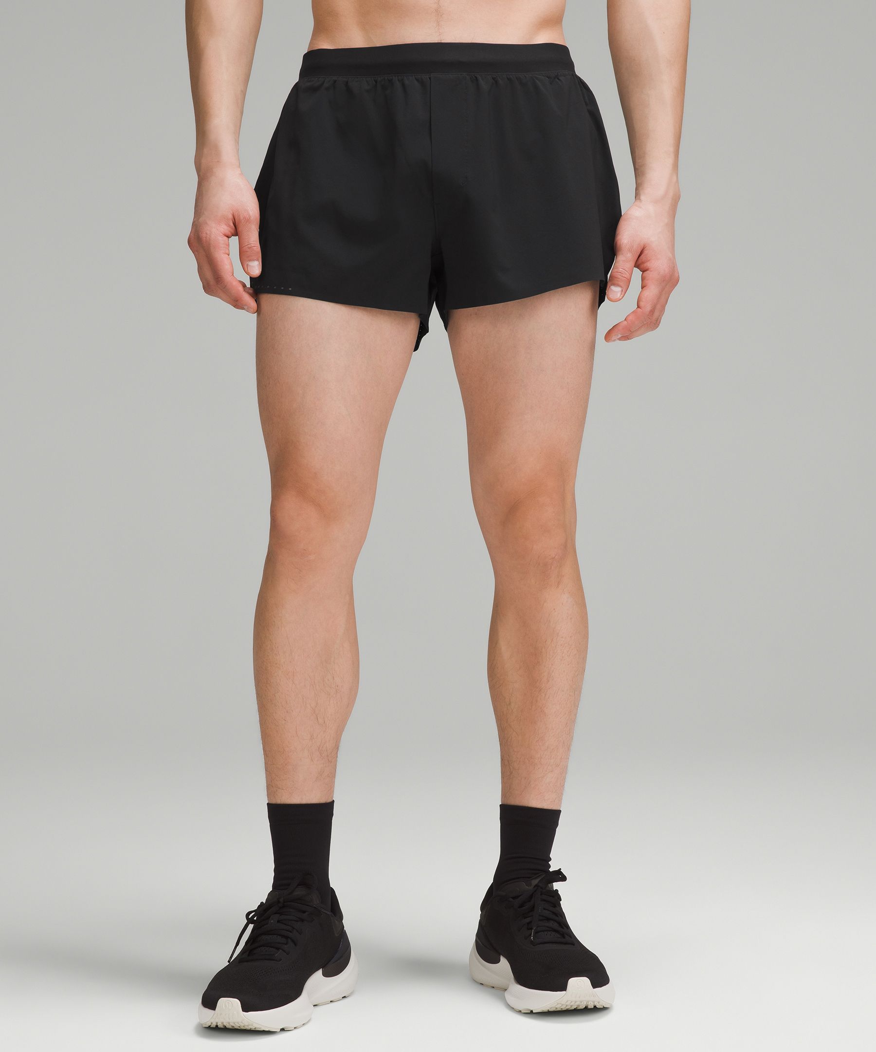 Black Fast and Free shell shorts, Lululemon