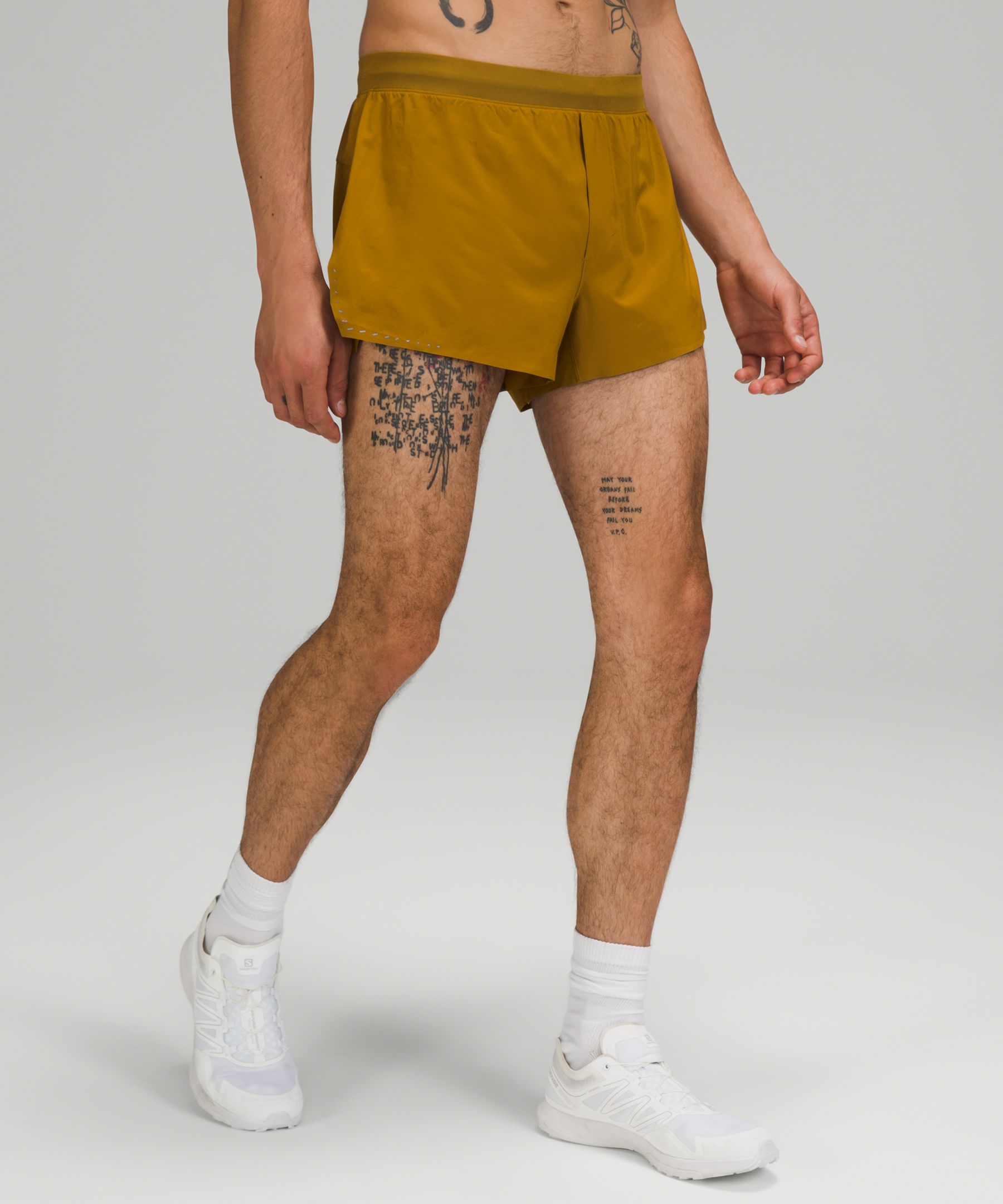 Lululemon Fast And Free Shorts 3 In Gold Spice | ModeSens