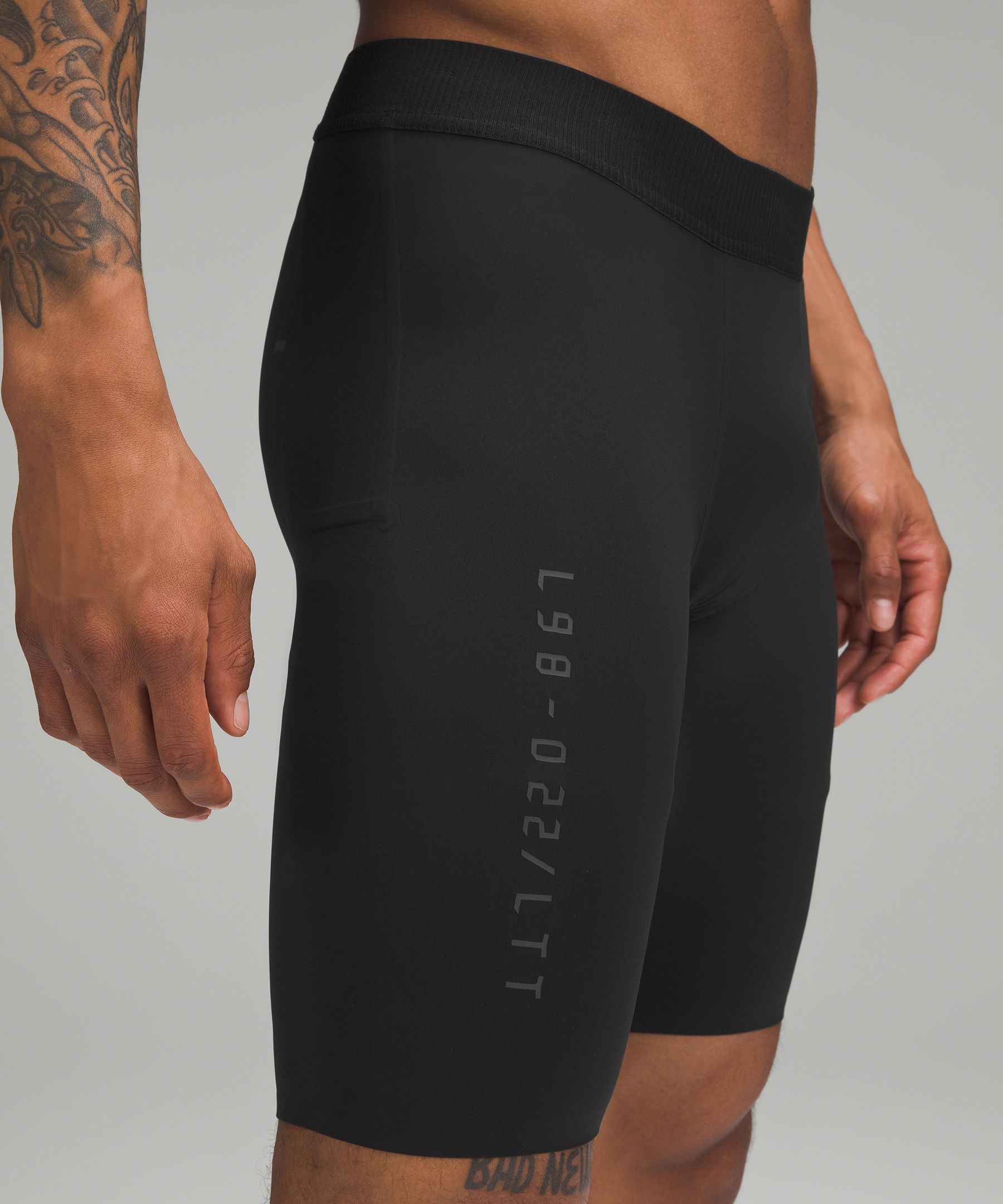 Shop Lululemon License To Train Half Tight 9"