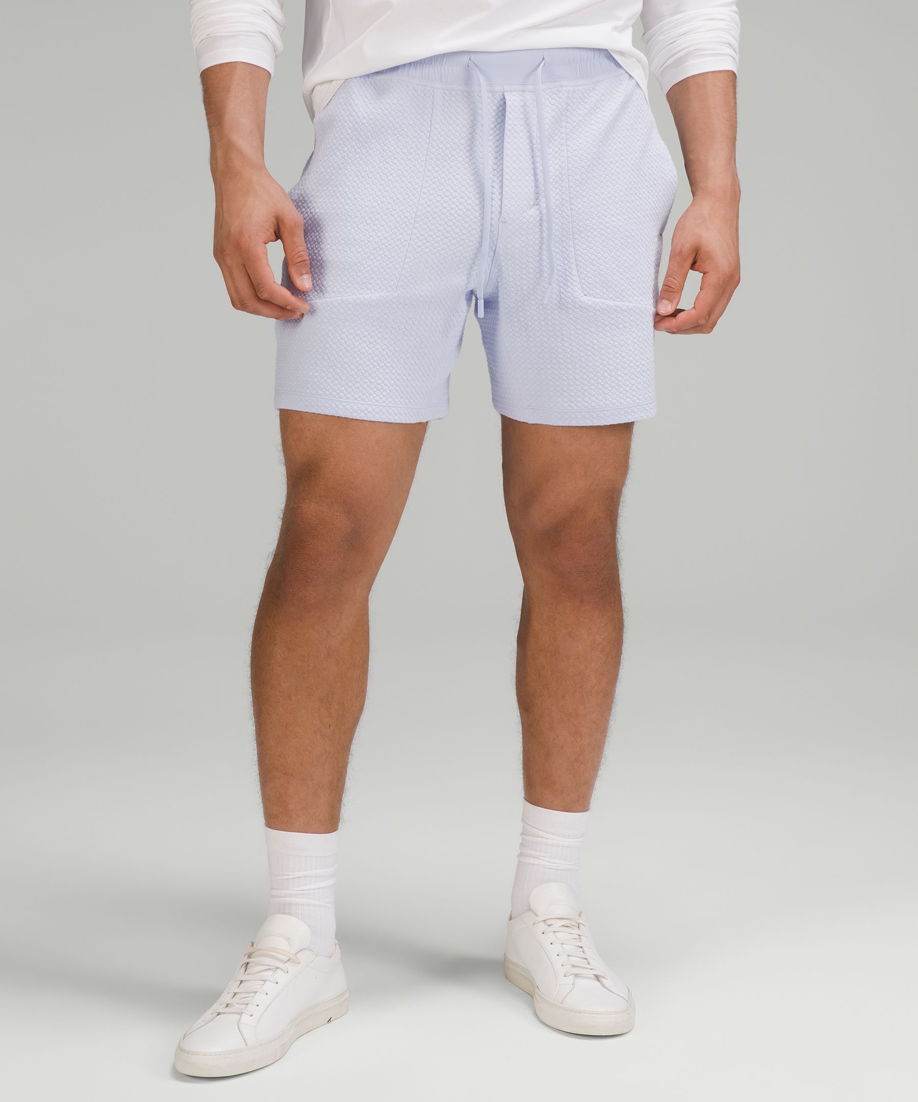 Lululemon At Ease Shorts 7" In Pastel Blue