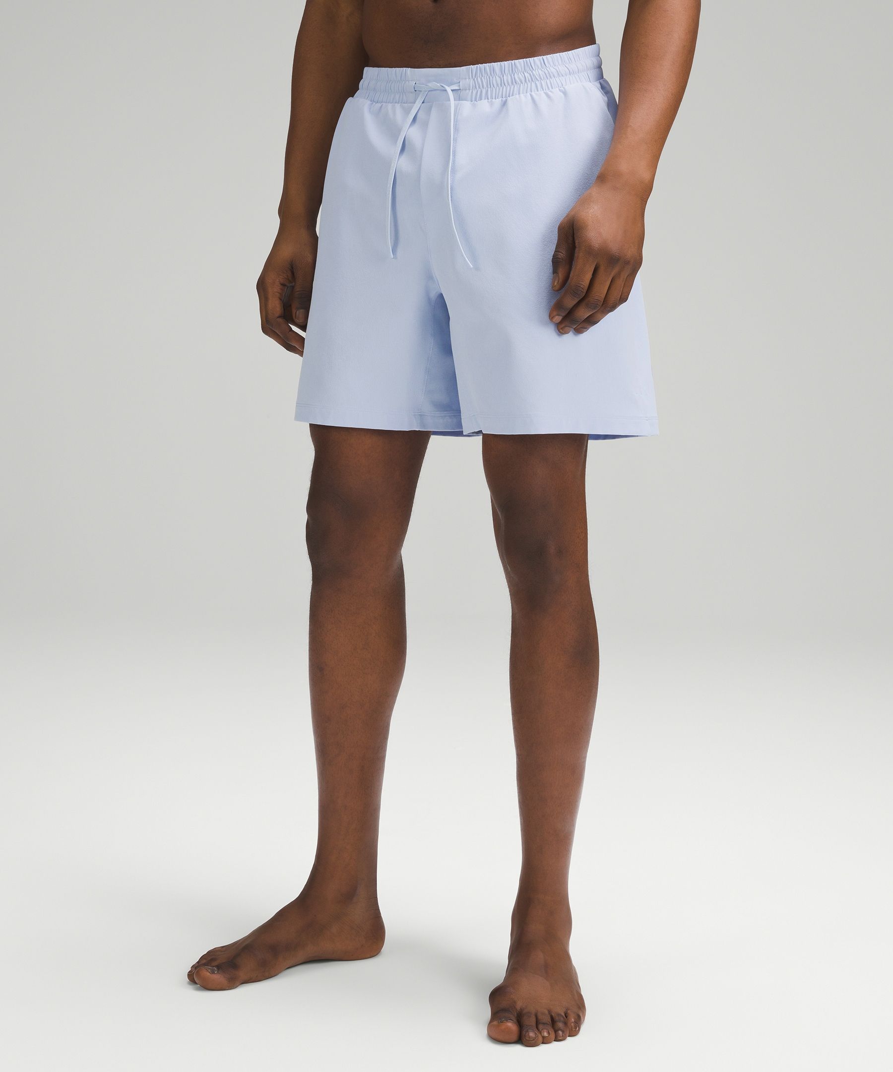 Lululemon Pool 7&quot; Straight-leg Recycled Swim Shorts In Blue