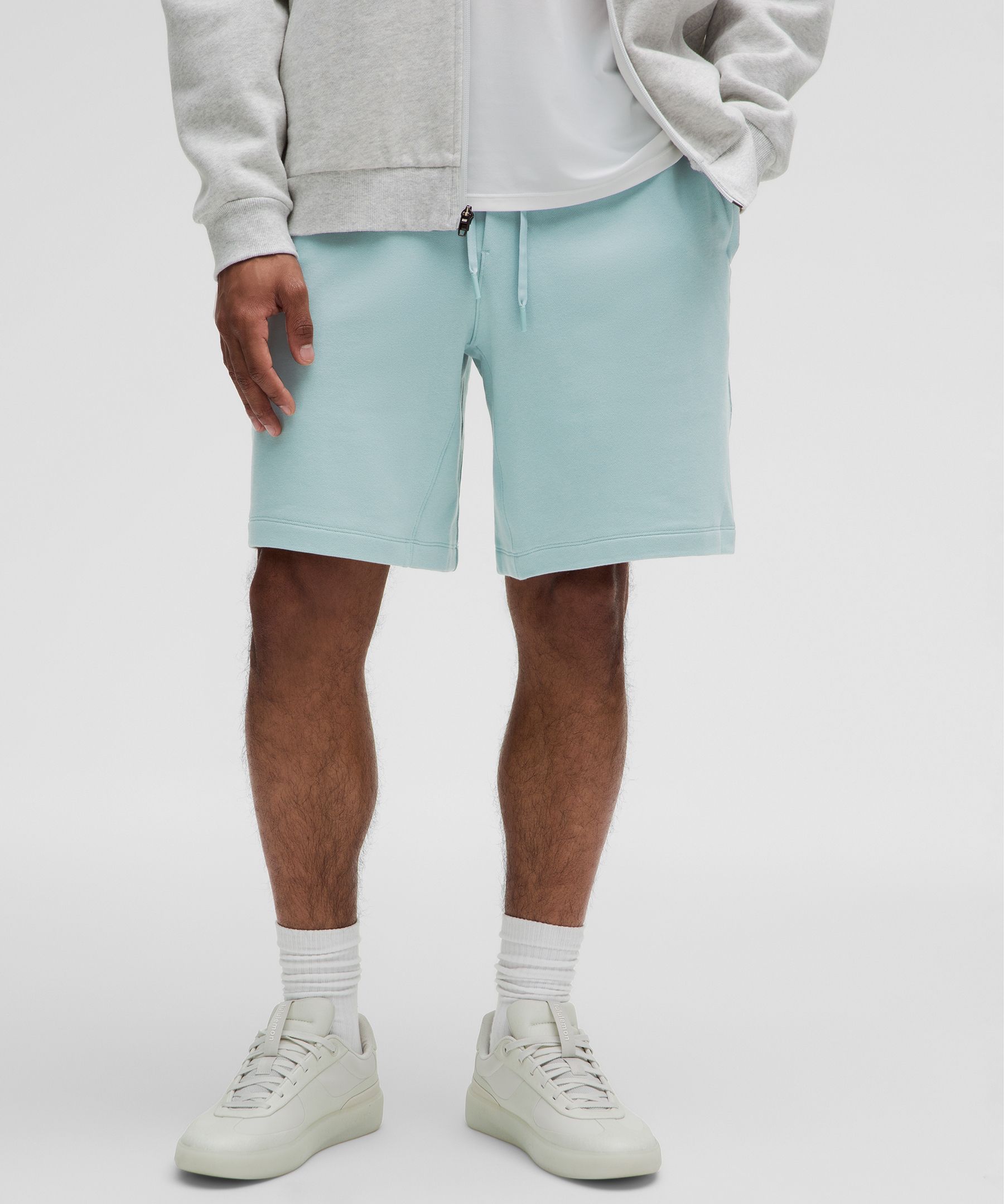 Loose Fit Cotton shorts - Light green - Men