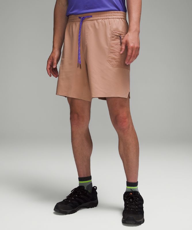 Pantalones cortos de senderismo hidrófugos, 20 cm