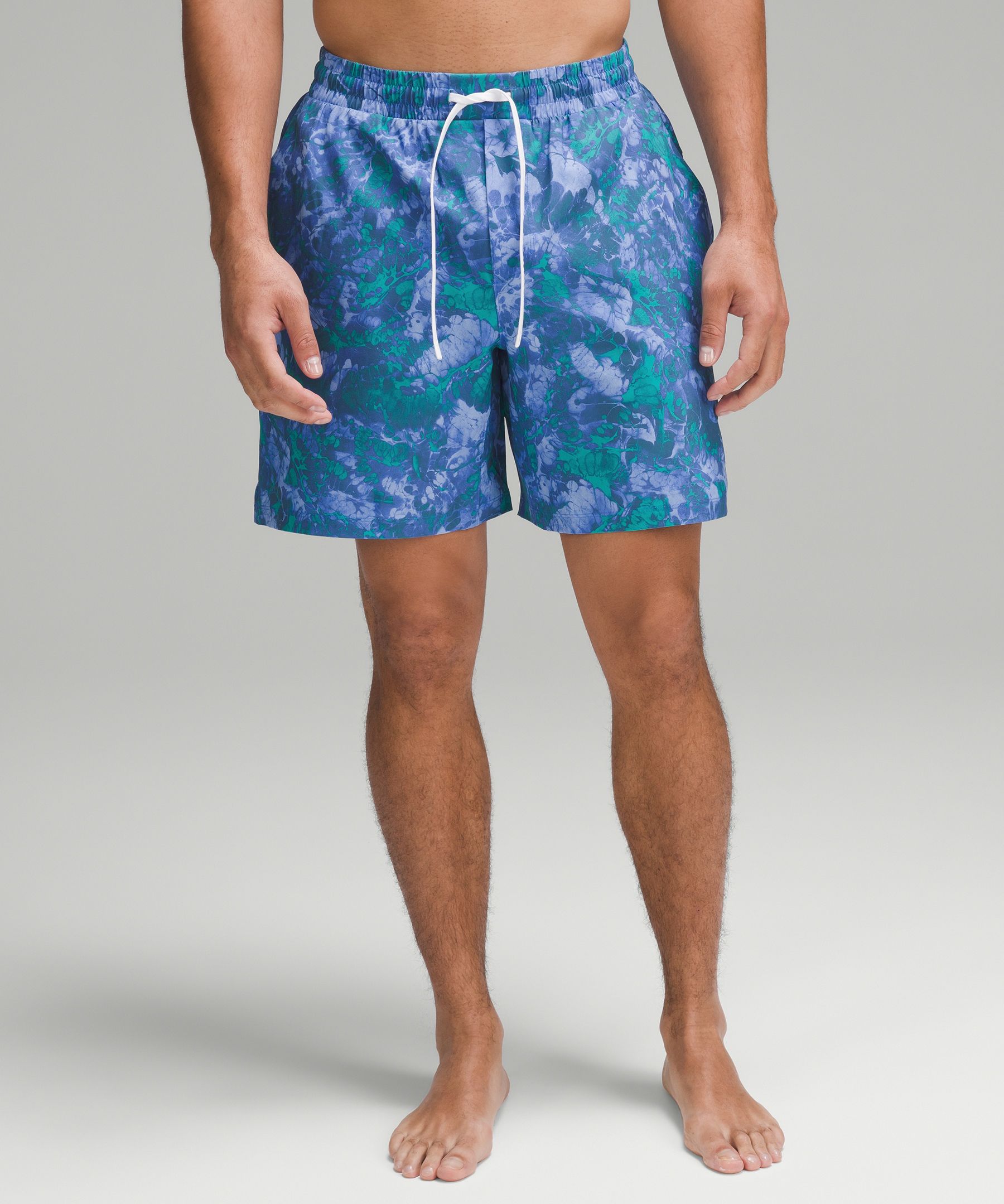 Lululemon Men's Swim Trunks 7 - Blue - Size S