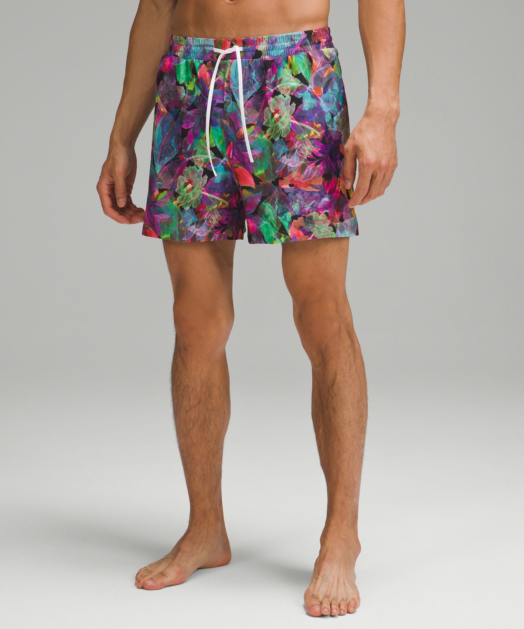 Lululemon Pool Shorts 5" In Vivid Floral Overlay