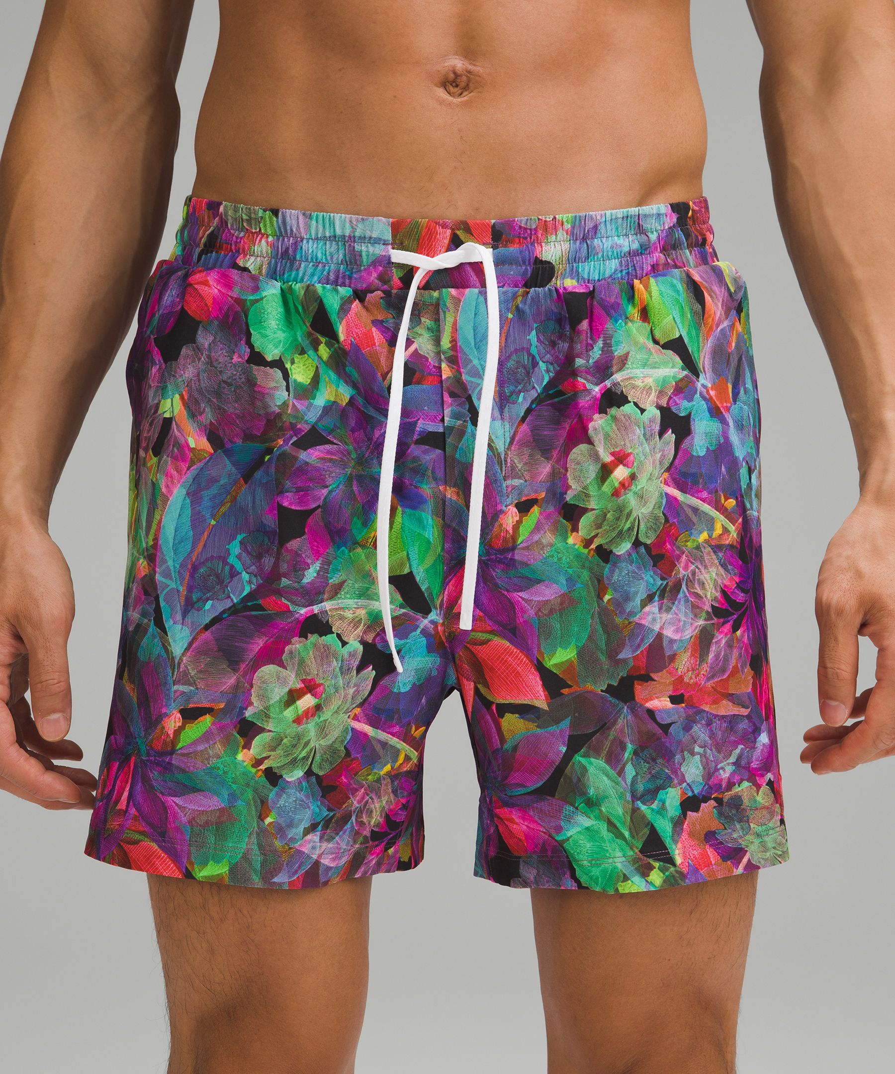 Lululemon Pool Shorts 5" In Vivid Floral Overlay ModeSens
