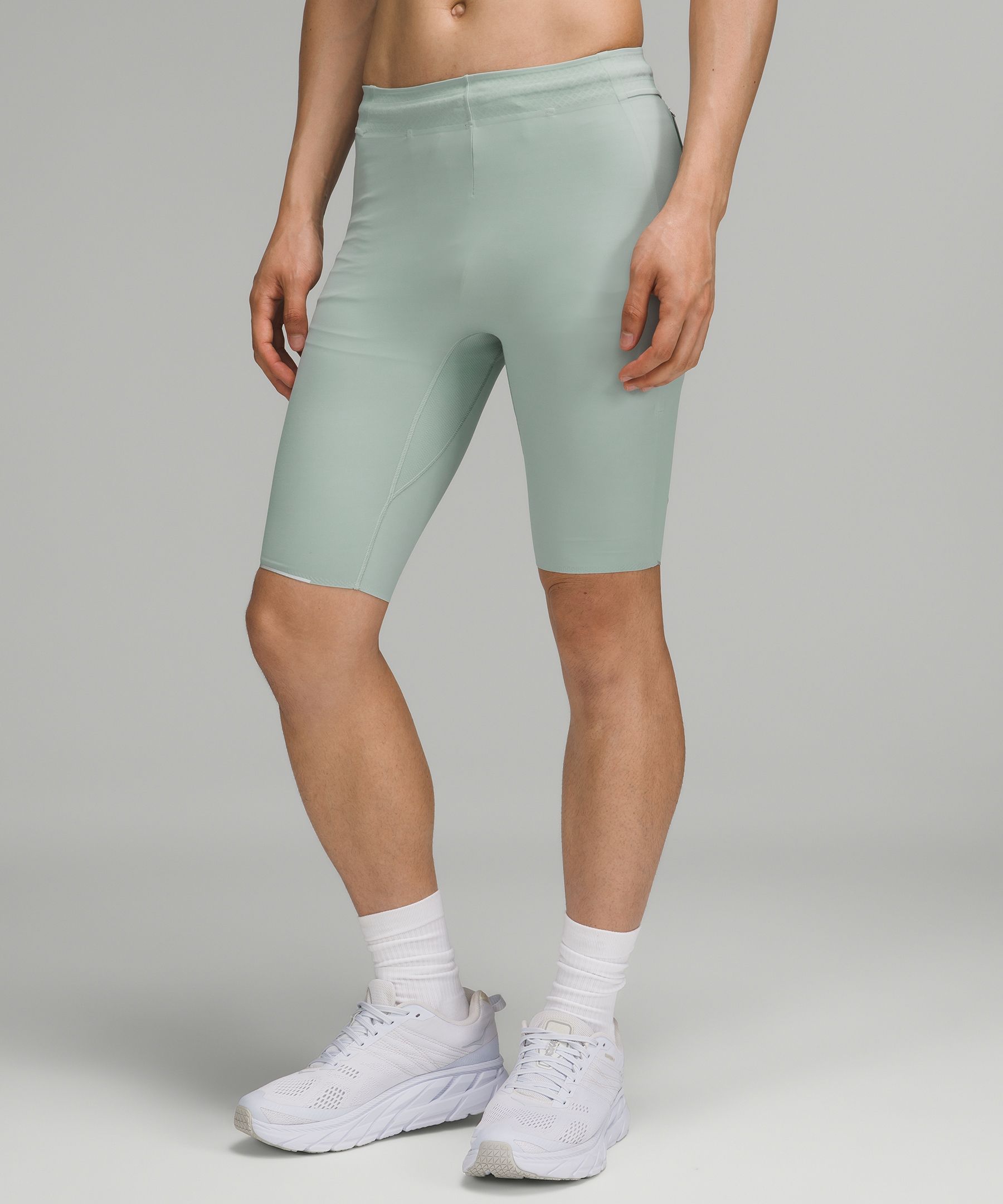 Lululemon Surge Half Tight 10 In Silver Blue