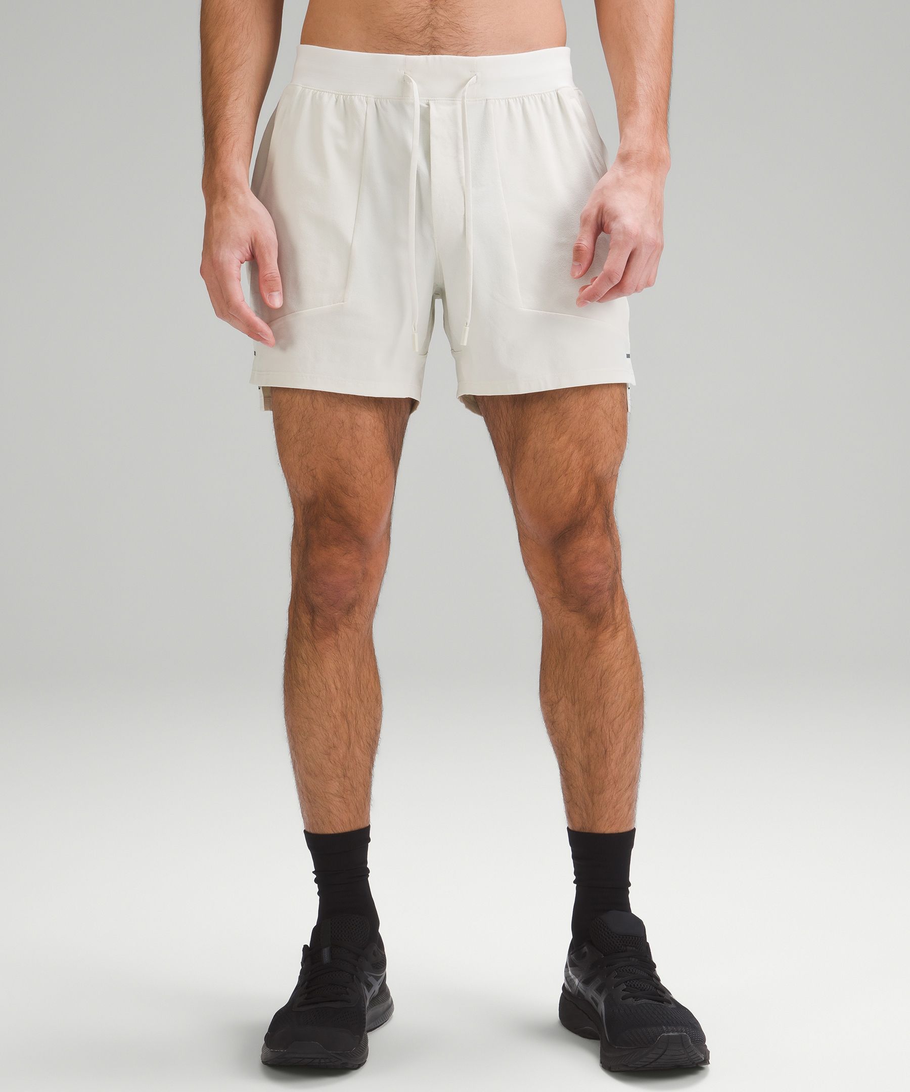 lululemon SenseKnit Men's Running Shorts 10 Fitted Size Large Short (Gray  - RHIG) at  Men's Clothing store