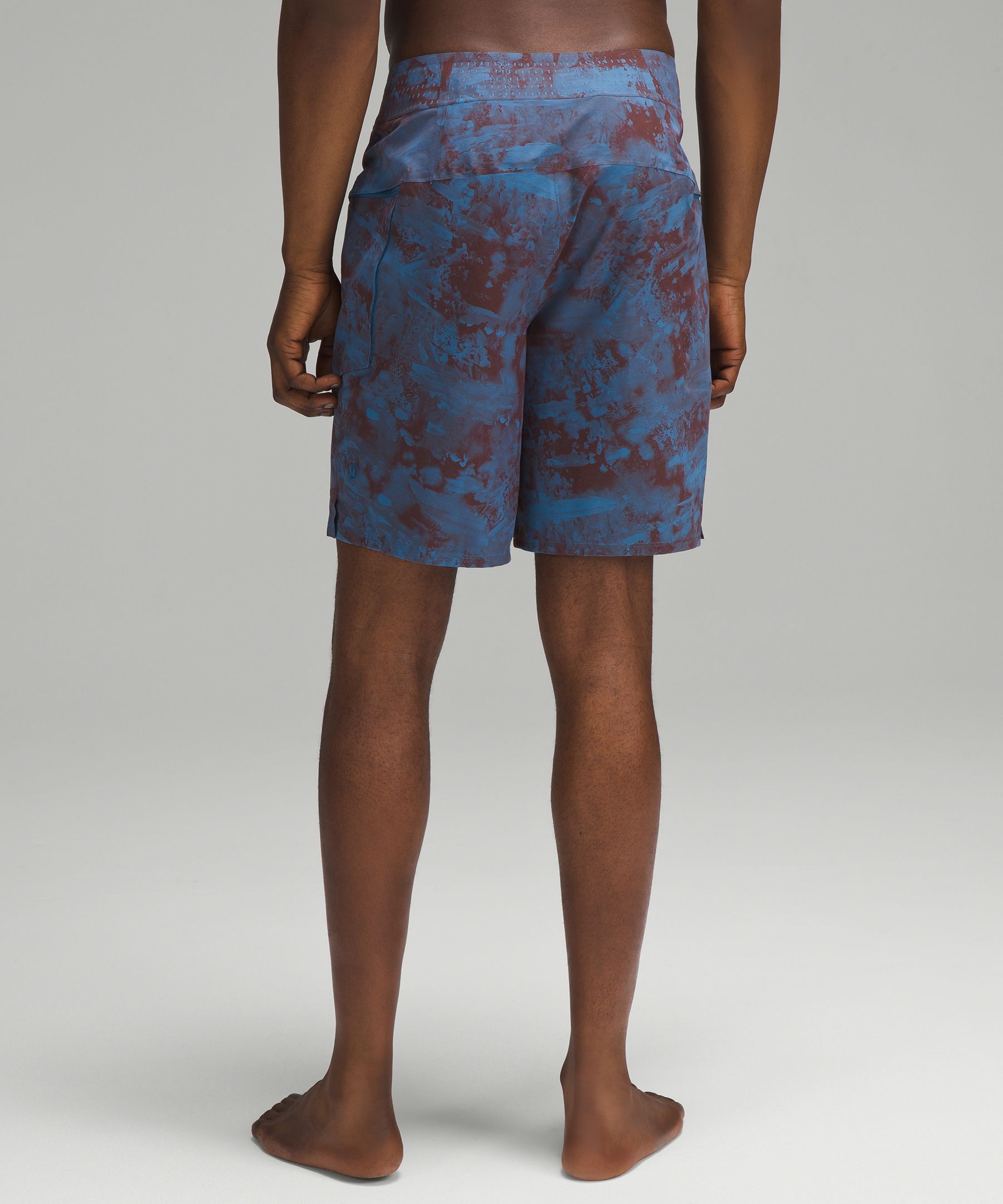 Lululemon blue top camo shorts