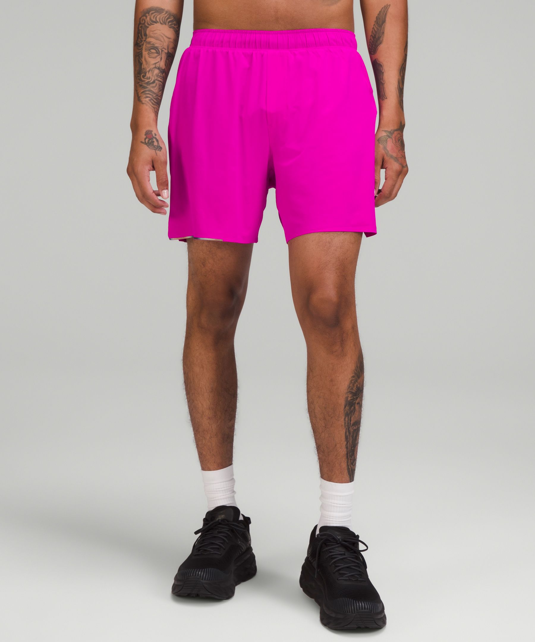 Lululemon Surge Lined Shorts 6" In Purple Highlight