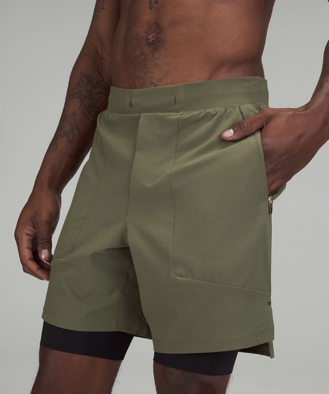 Pantalones cortos License to Train con forro, 18 cm