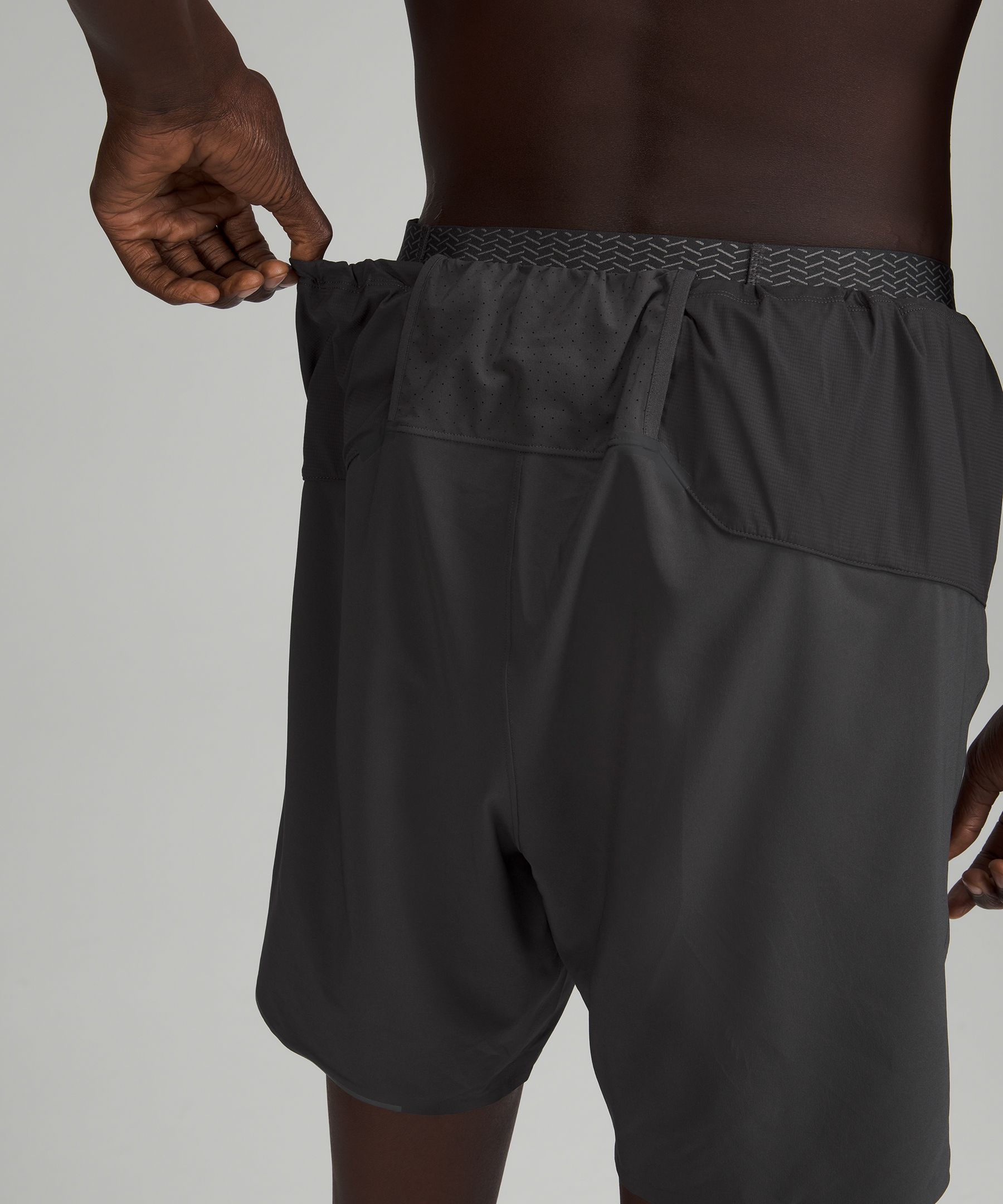 Shop Lululemon Lightweight Trail Running Shorts 7" In Graphite Grey