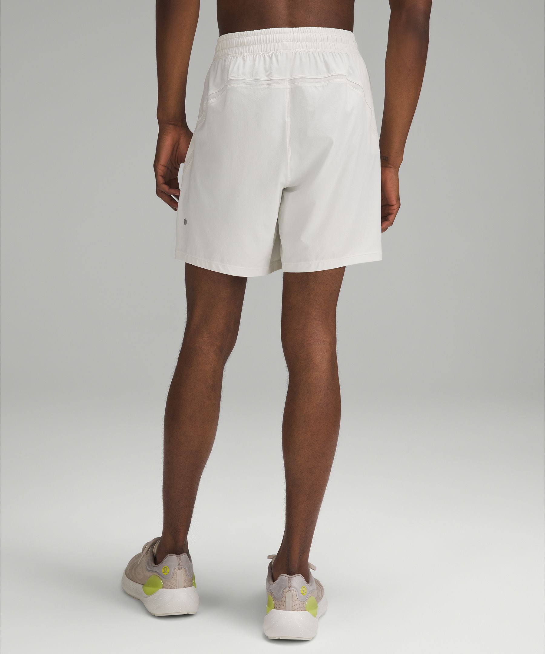 White Training Shorts - Men's T.H.E. Linerless Short 7 - Size S | Lululemon