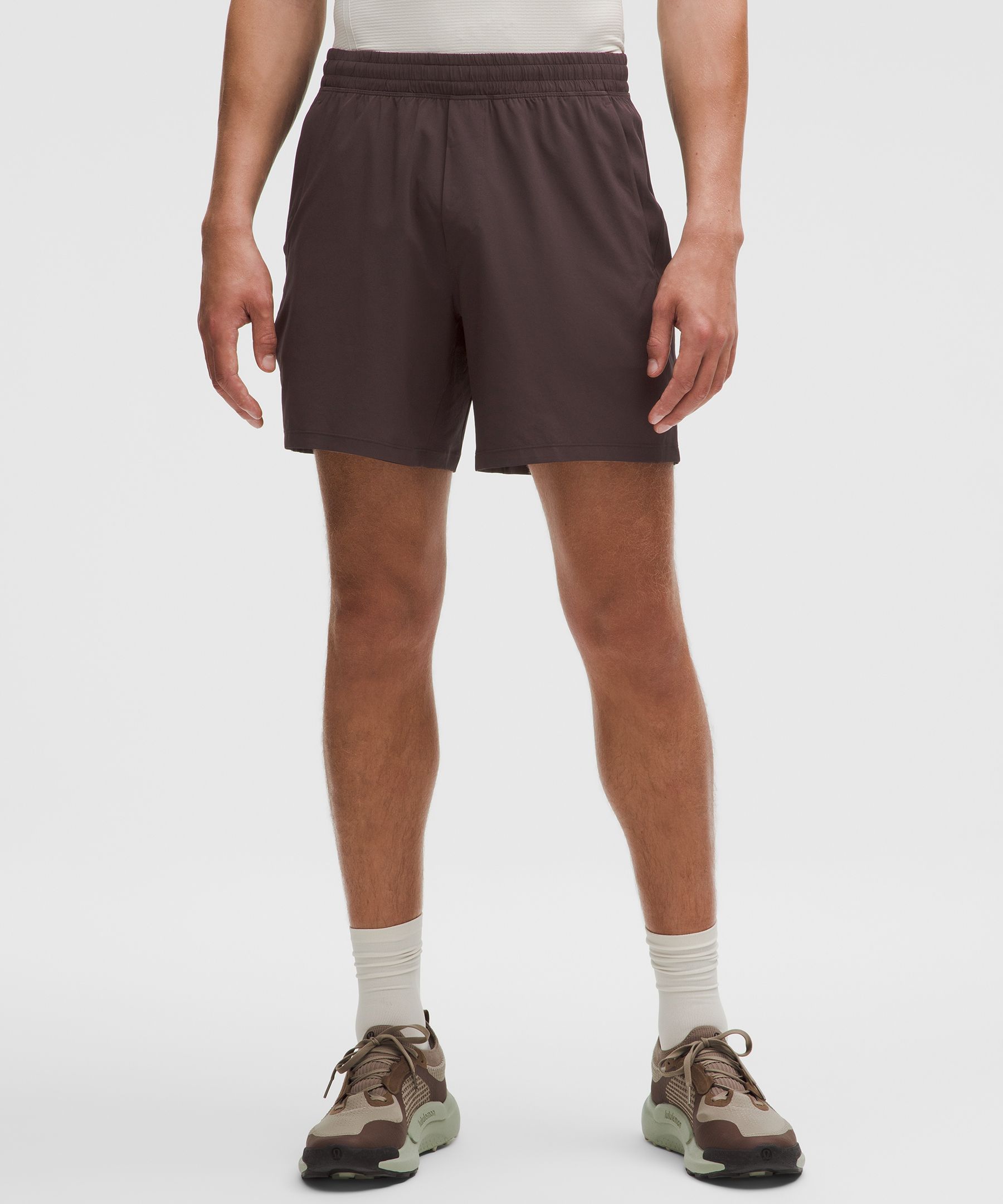Lululemon Pace Breaker Linerless Short 7" In Brown