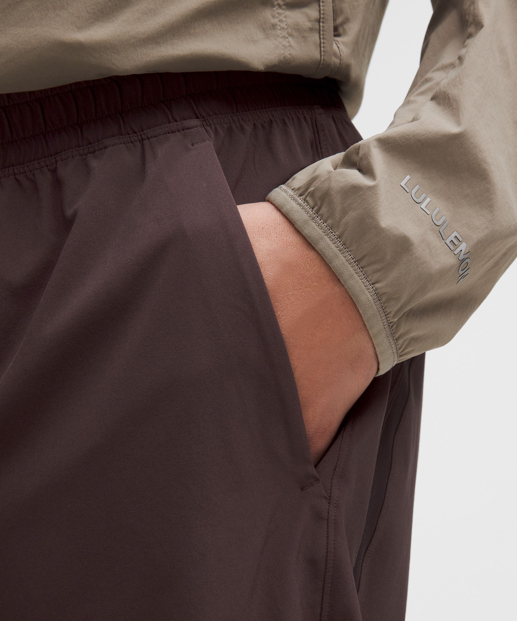 Lululemon Pace Breaker Linerless Short 7" In Brown