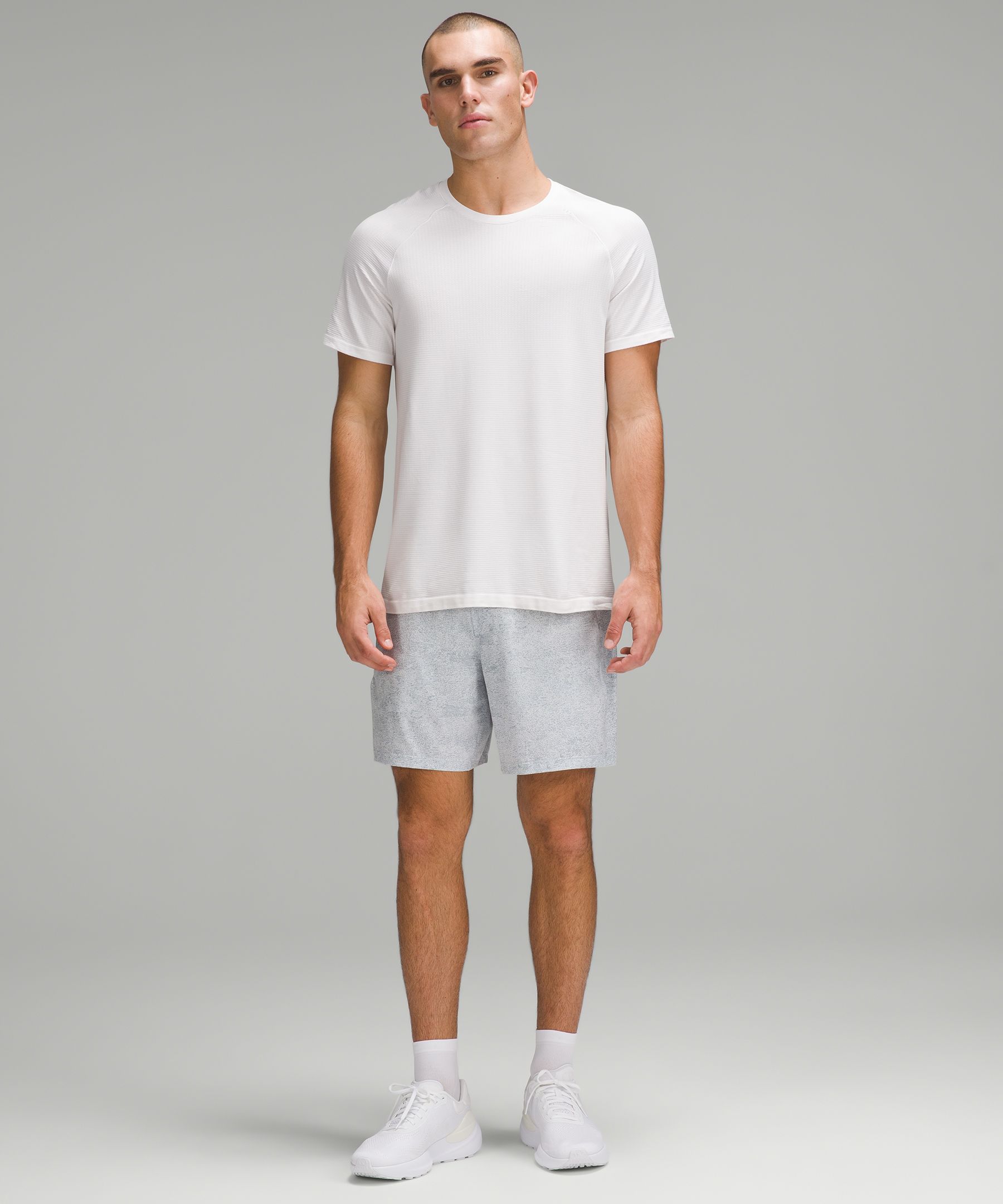 LULULEMON WHITE OPAL PACE BREAKER SHORT 5 LL – Barry's Shop