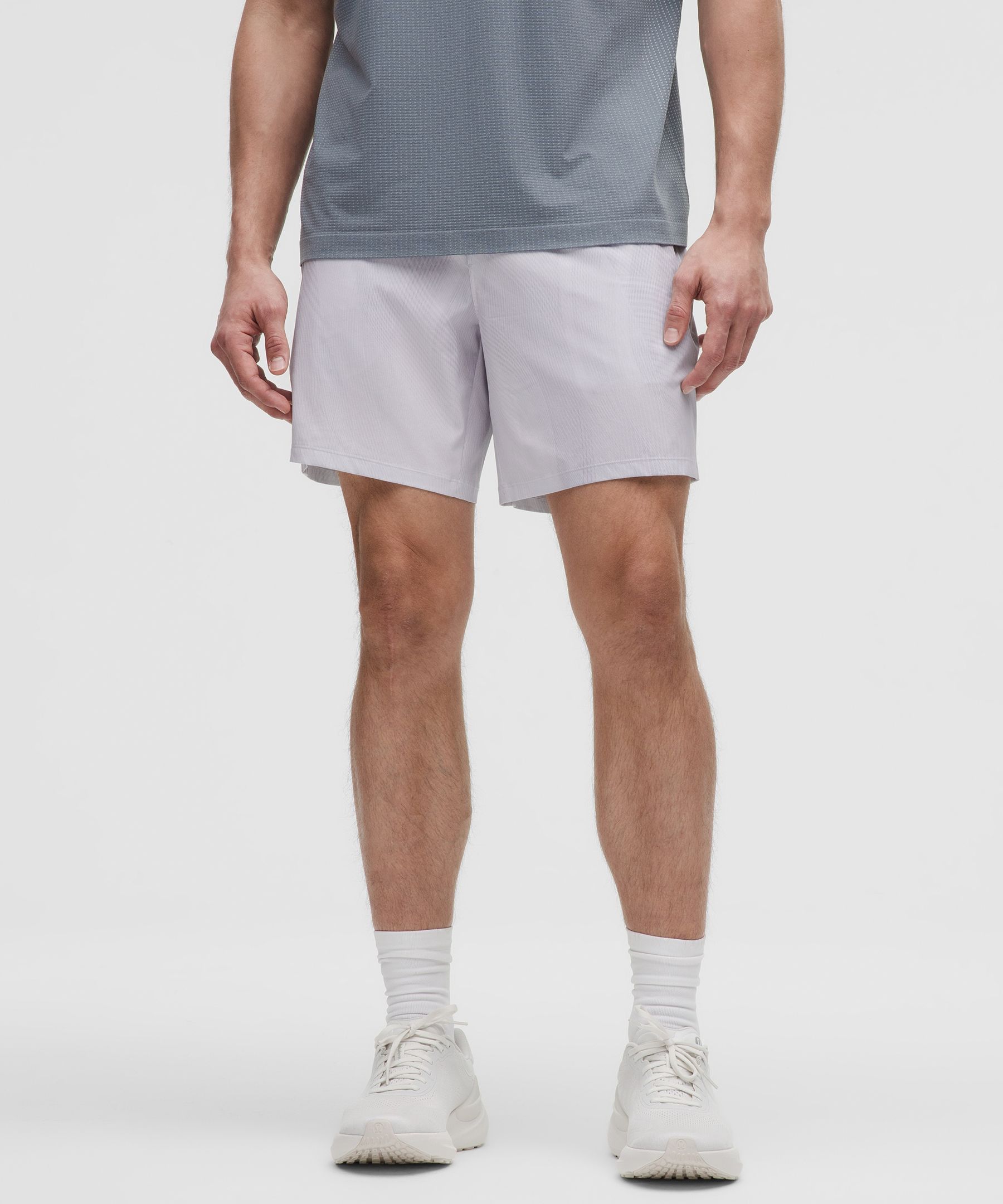 lululemon – Men's Pace Breaker Linerless Shorts – 7" – Color White – Size S