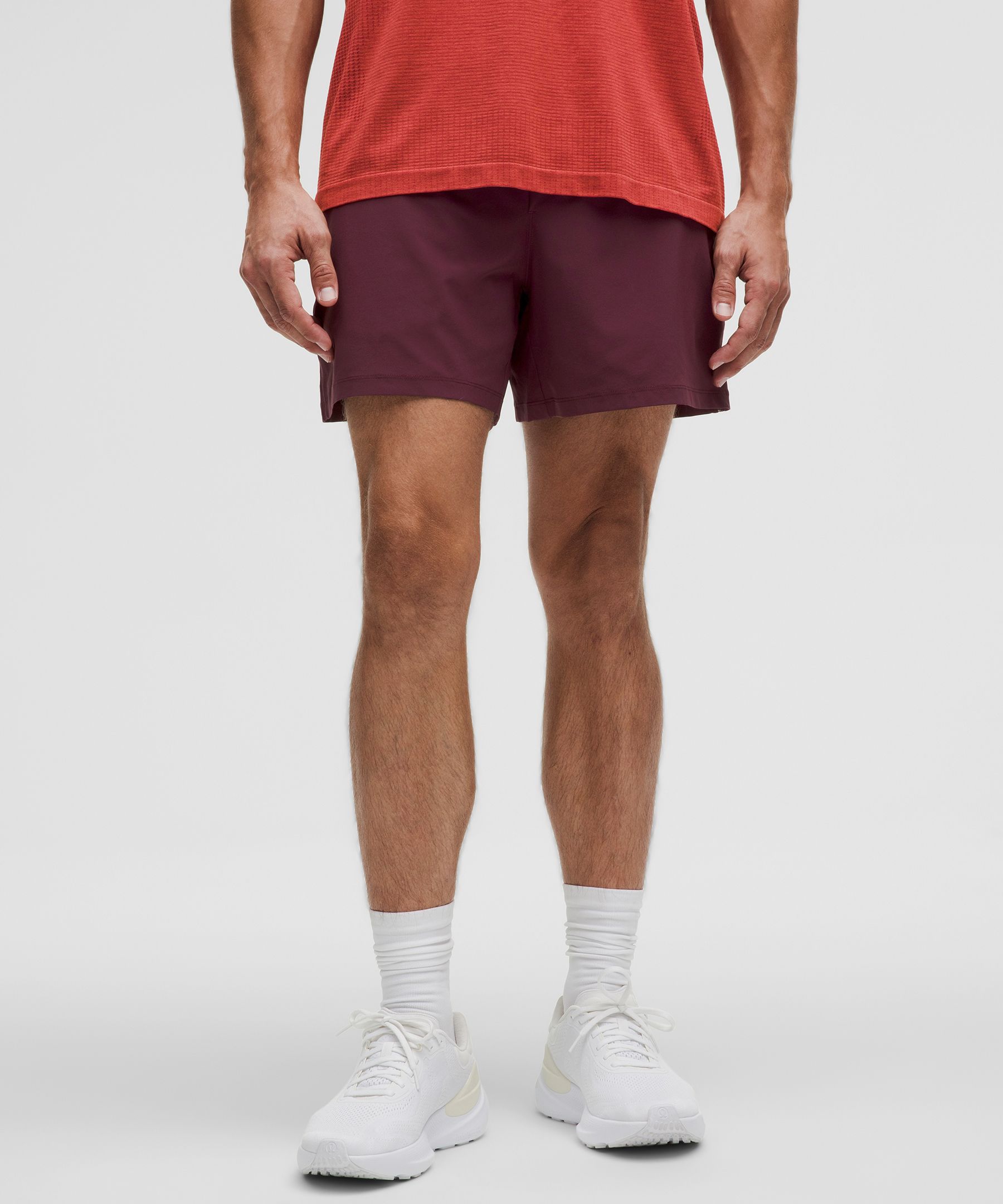 Pace Breaker Lined Short 5" - Burgundy