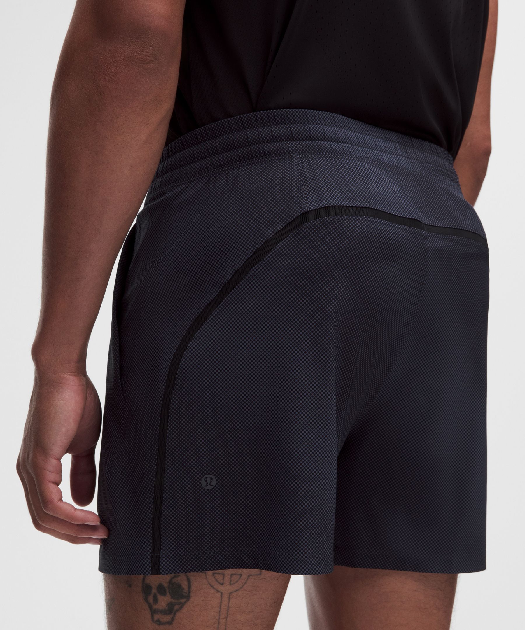 Halftone Swirl Black Multi