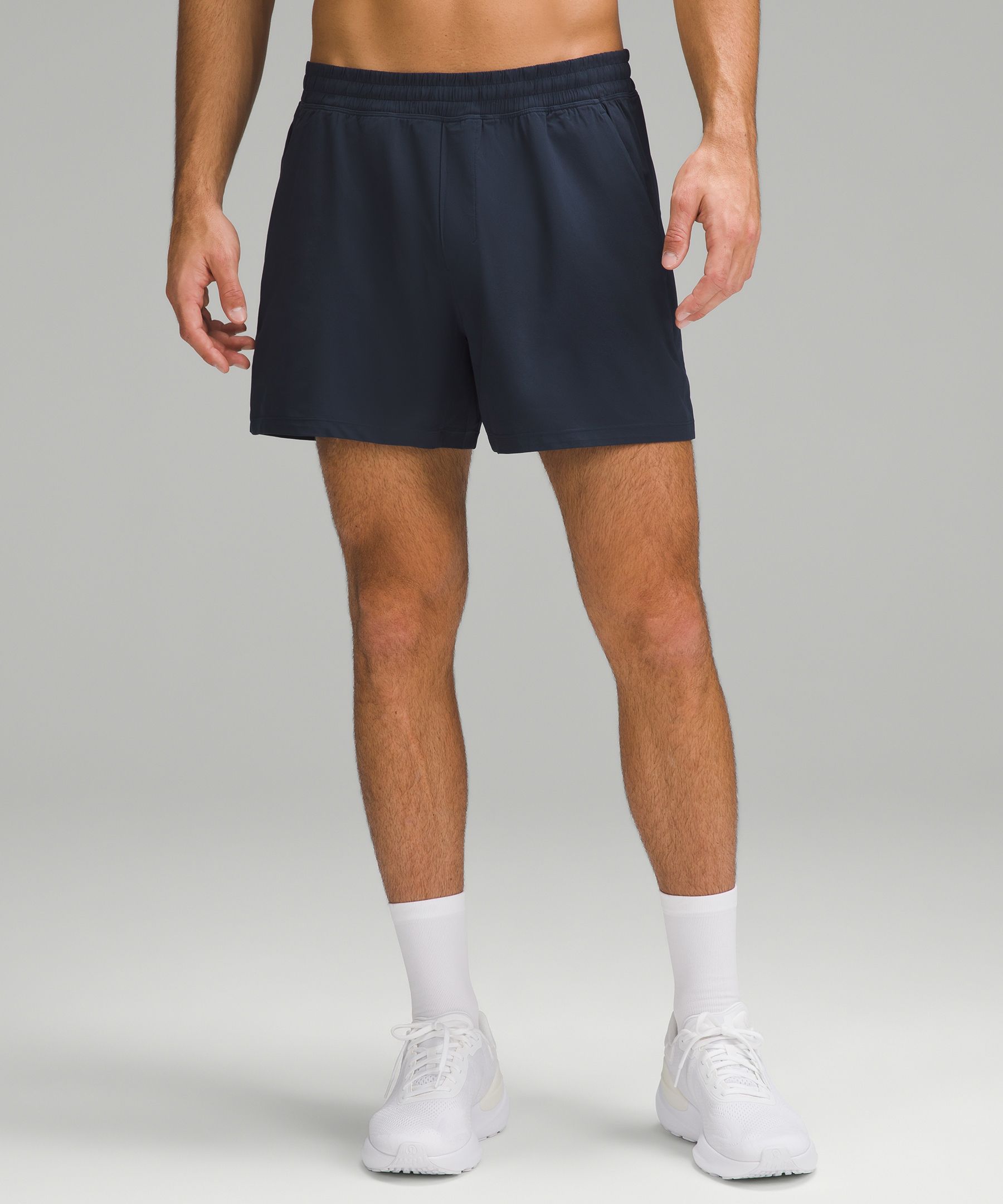 LULULEMON Men's Pace Breaker Short (White (7 Lined), XL, x_l) at   Men's Clothing store