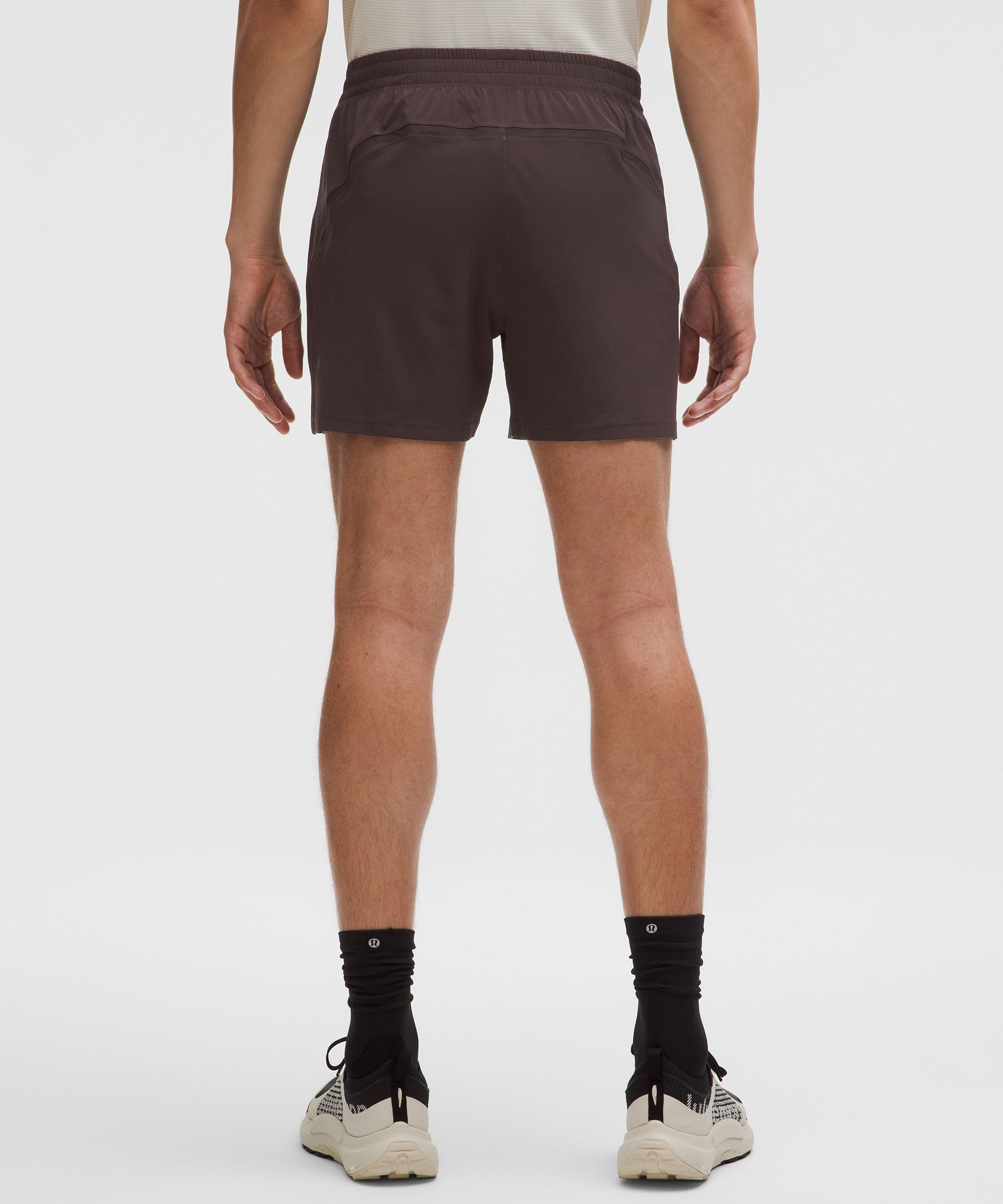 Lululemon Pace Breaker Linerless Short 5" In Neutral