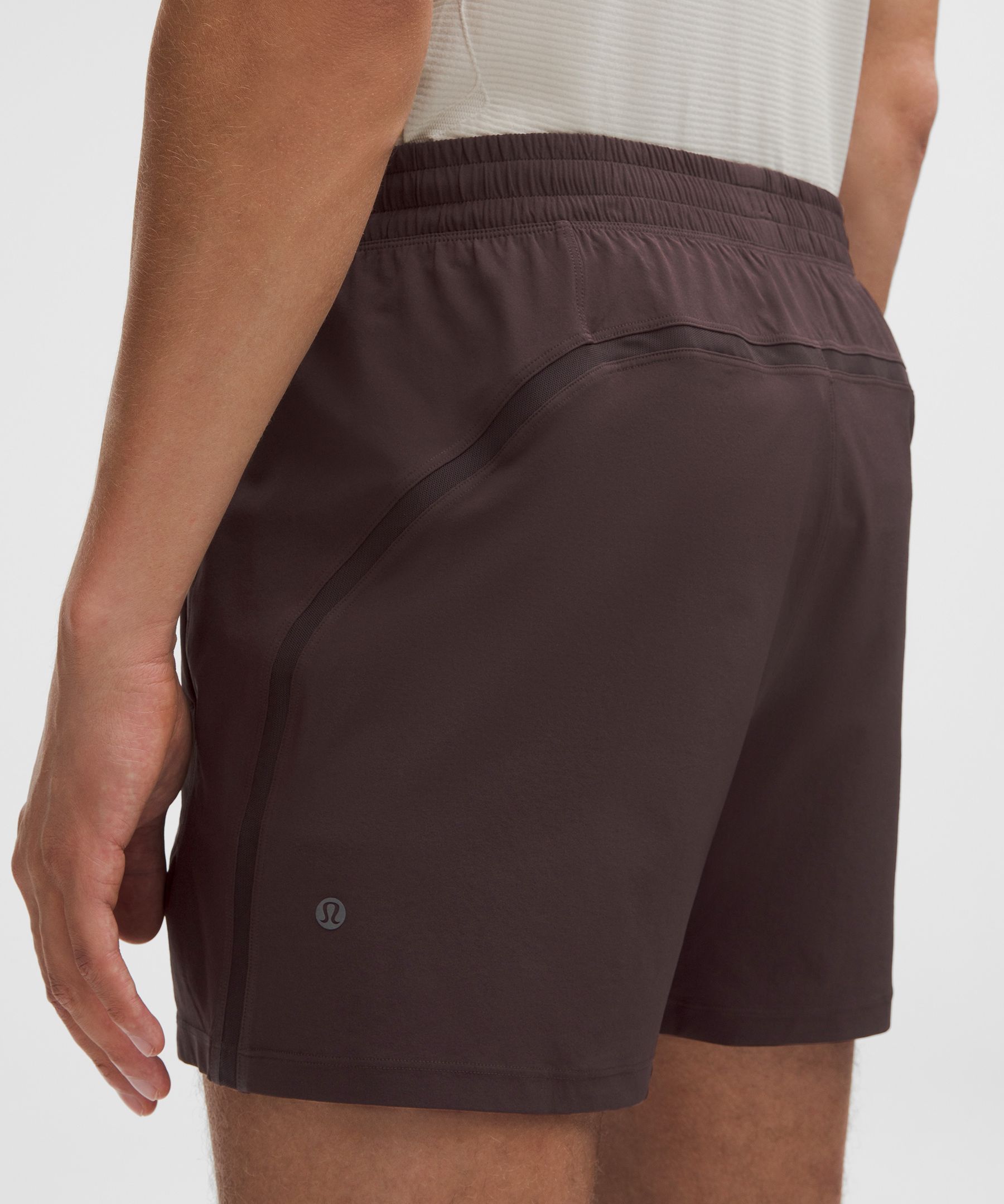Lululemon Pace Breaker Linerless Short 5" In Neutral