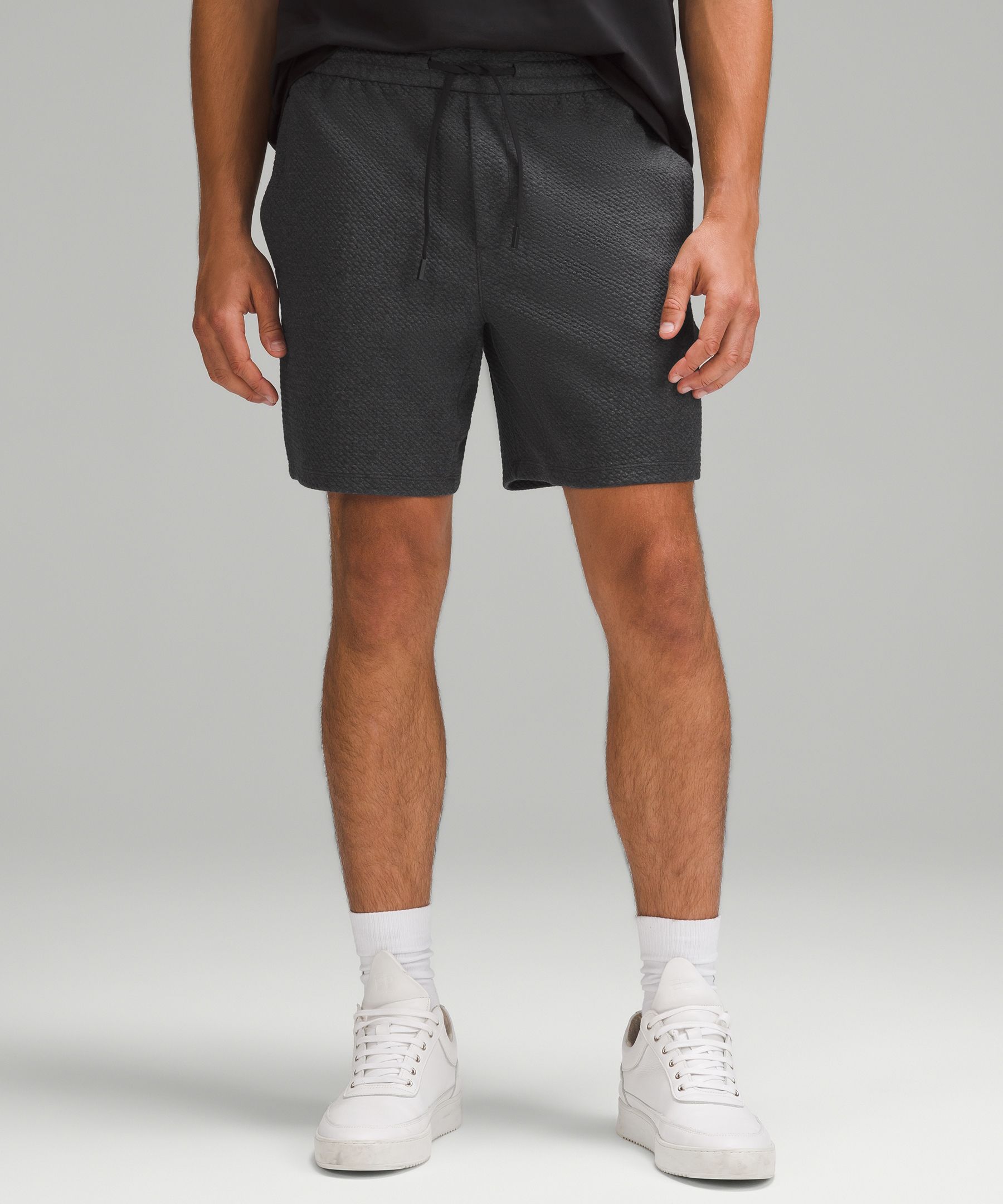 Lululemon athletica Textured Double Knit Cotton Short 7 Men s Shorts Bethesda Row