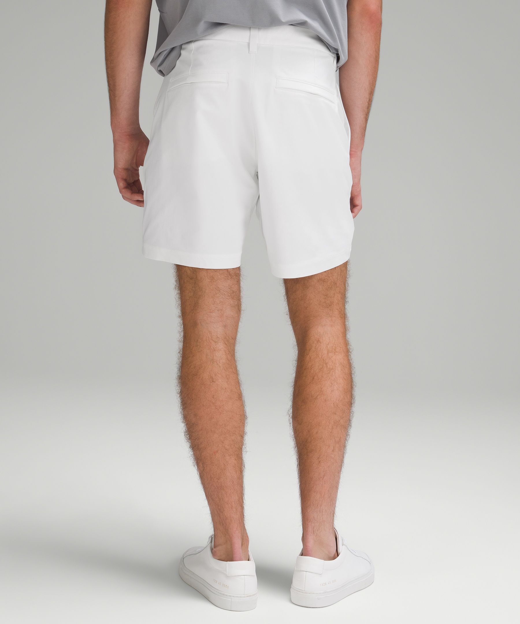 White Commission 10 stretch-nylon shorts, Lululemon